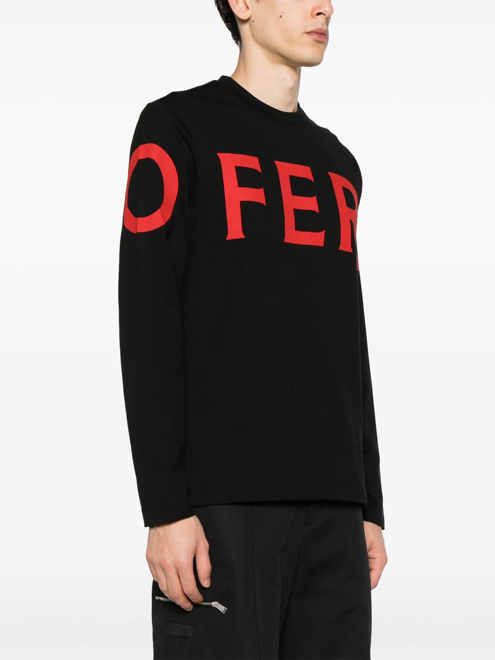 logo-print cotton T-shirt