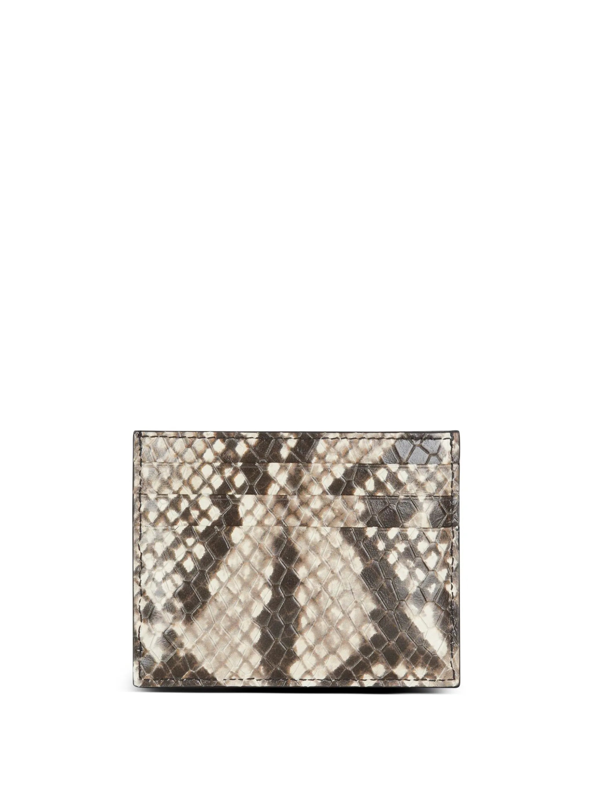 B-Buzz snakeskin-effect card holder