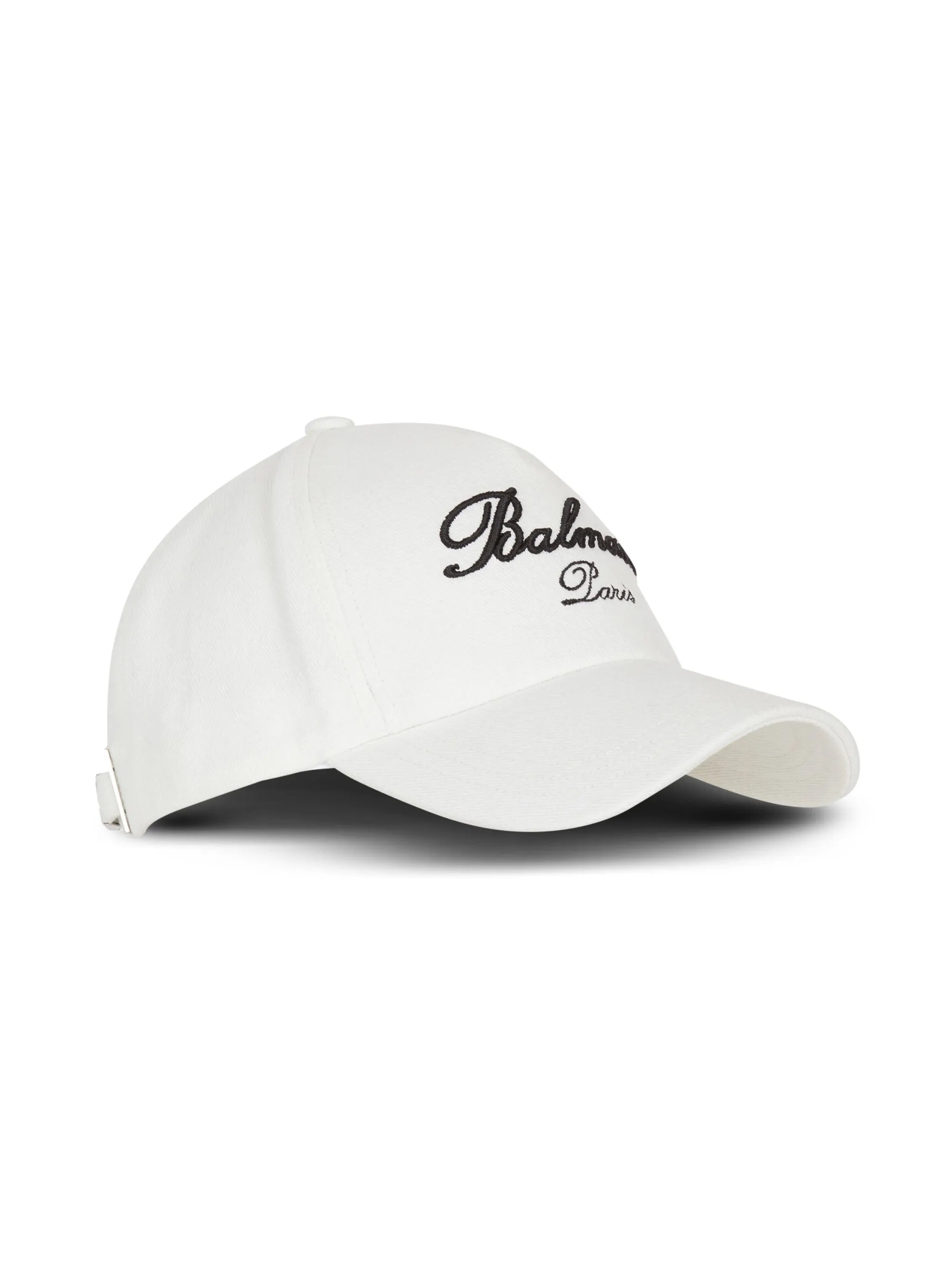 Signature-embroidered baseball cap