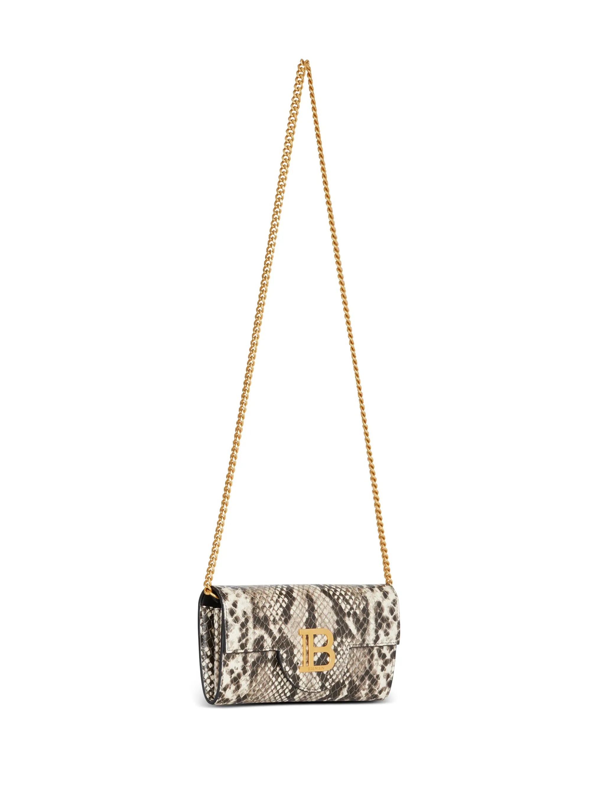B-Buzz snakeskin-effect wallet-on-chain