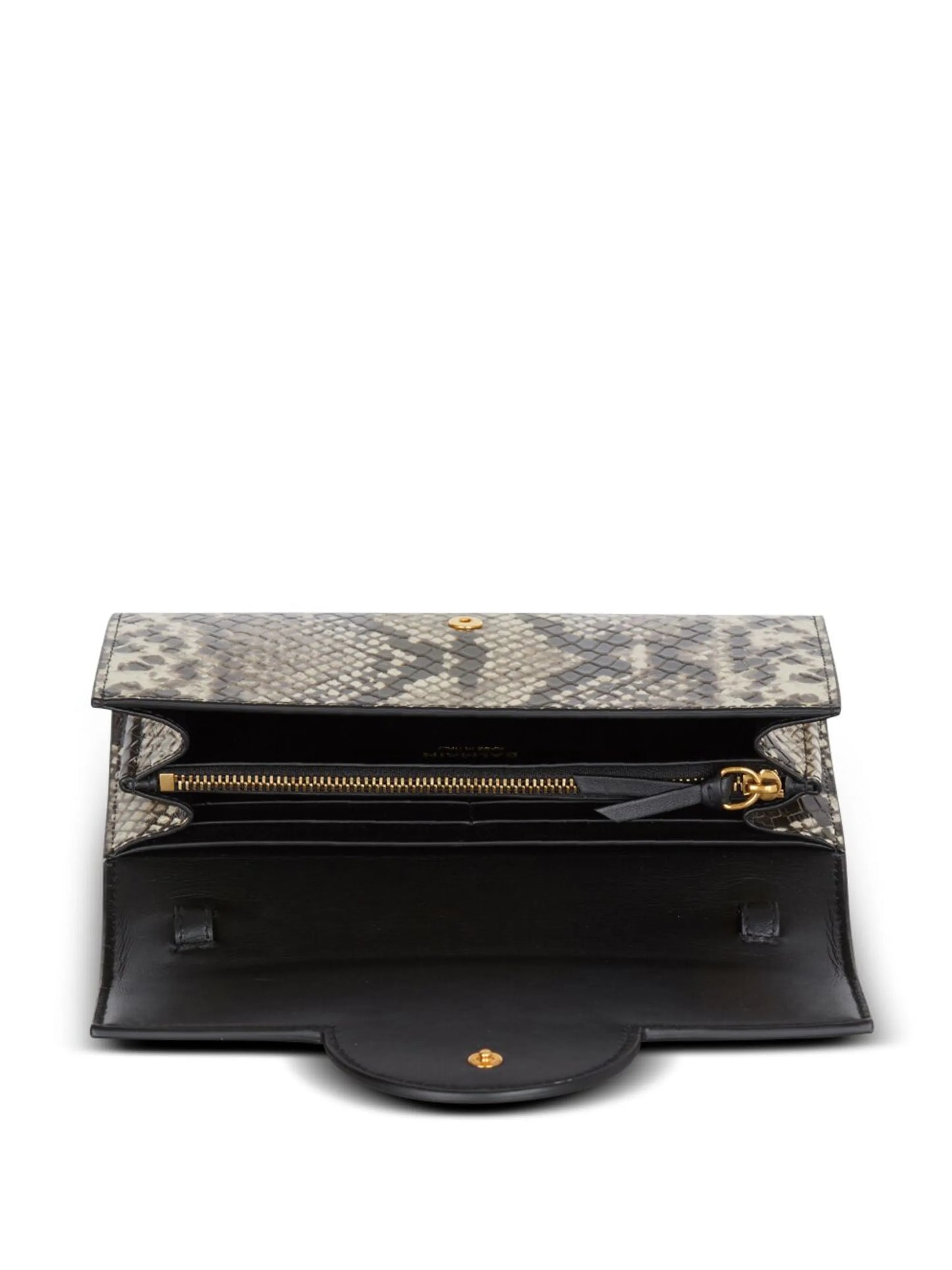 B-Buzz snakeskin-effect wallet-on-chain