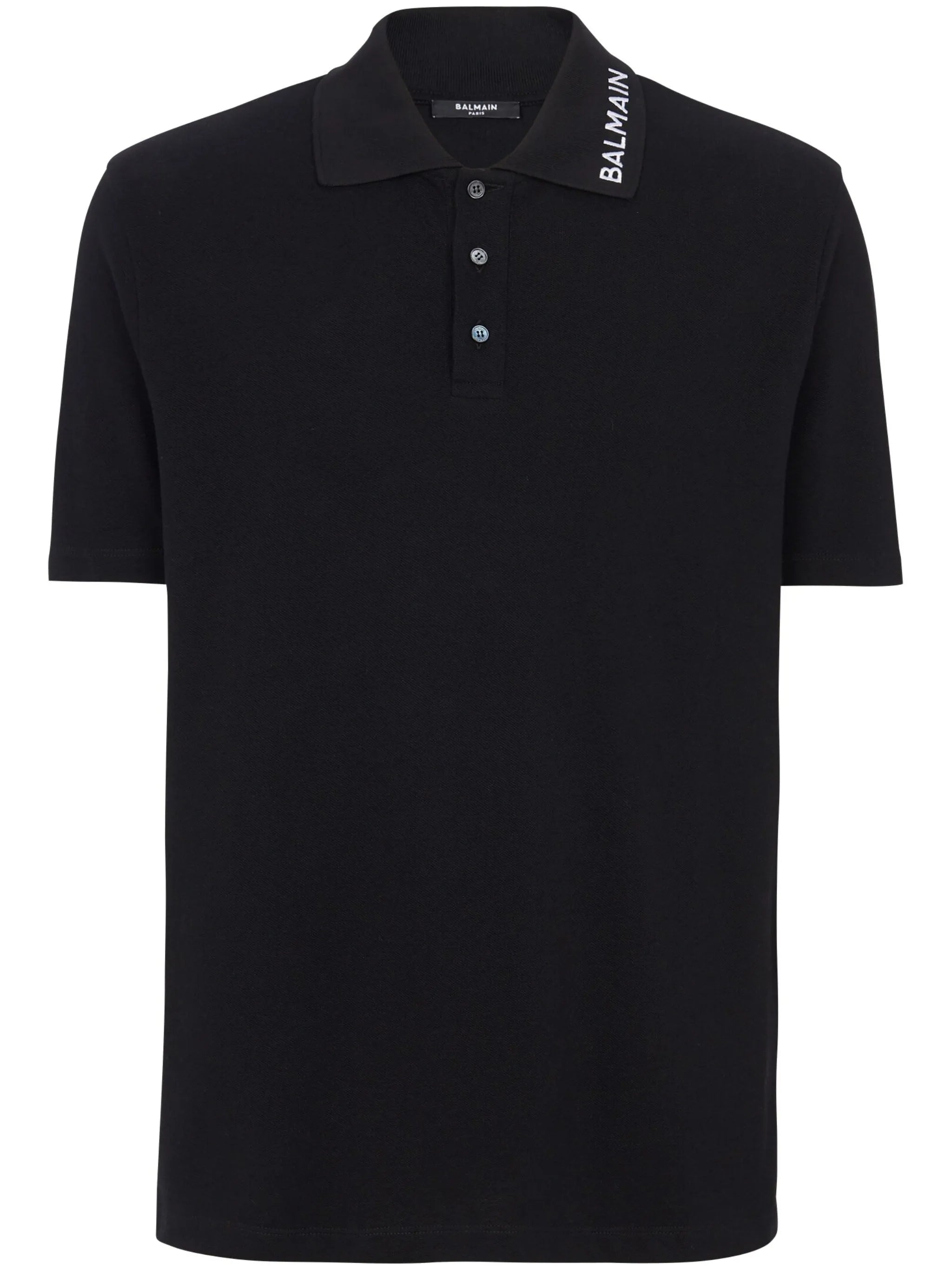 logo-embroidered cotton polo shirt