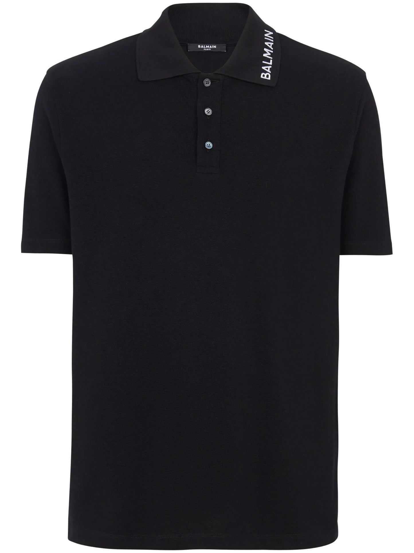 logo-embroidered cotton polo shirt