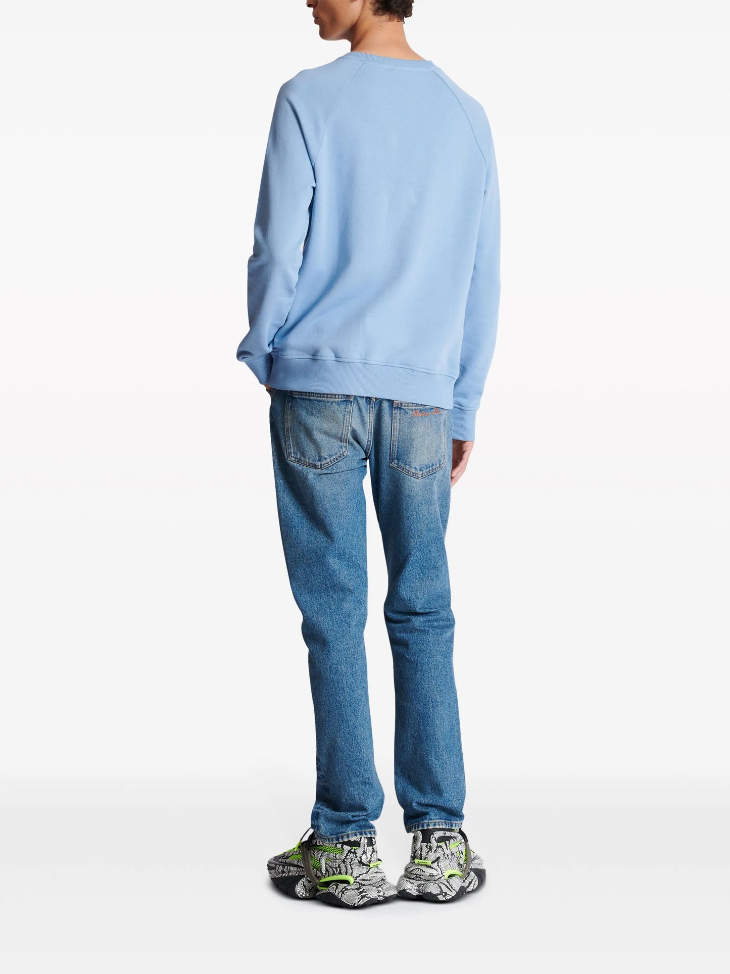 logo-print organic-cotton sweatshirt