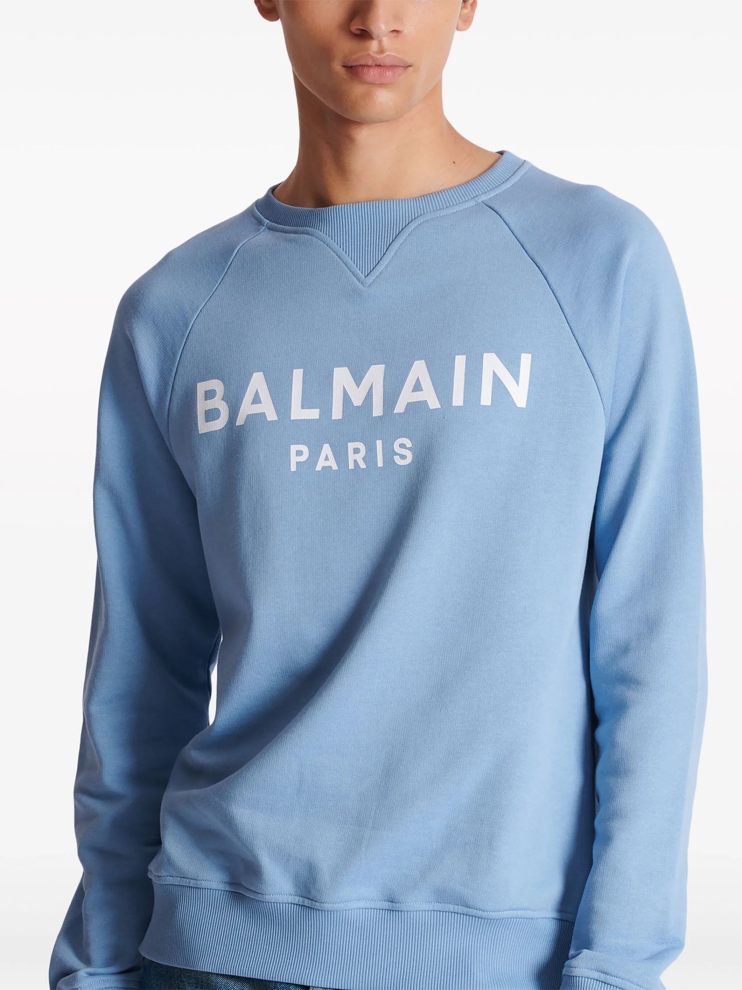 logo-print organic-cotton sweatshirt