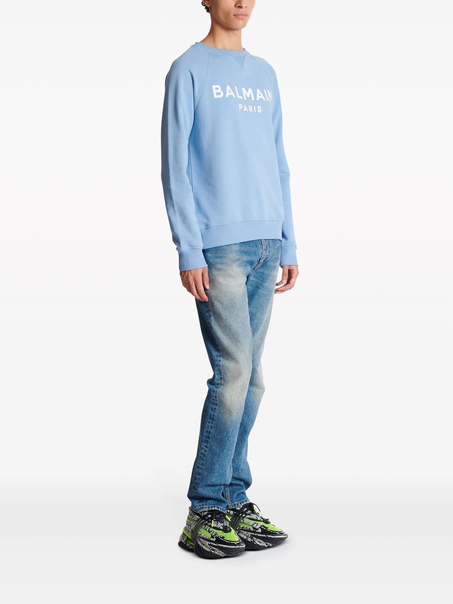 logo-print organic-cotton sweatshirt