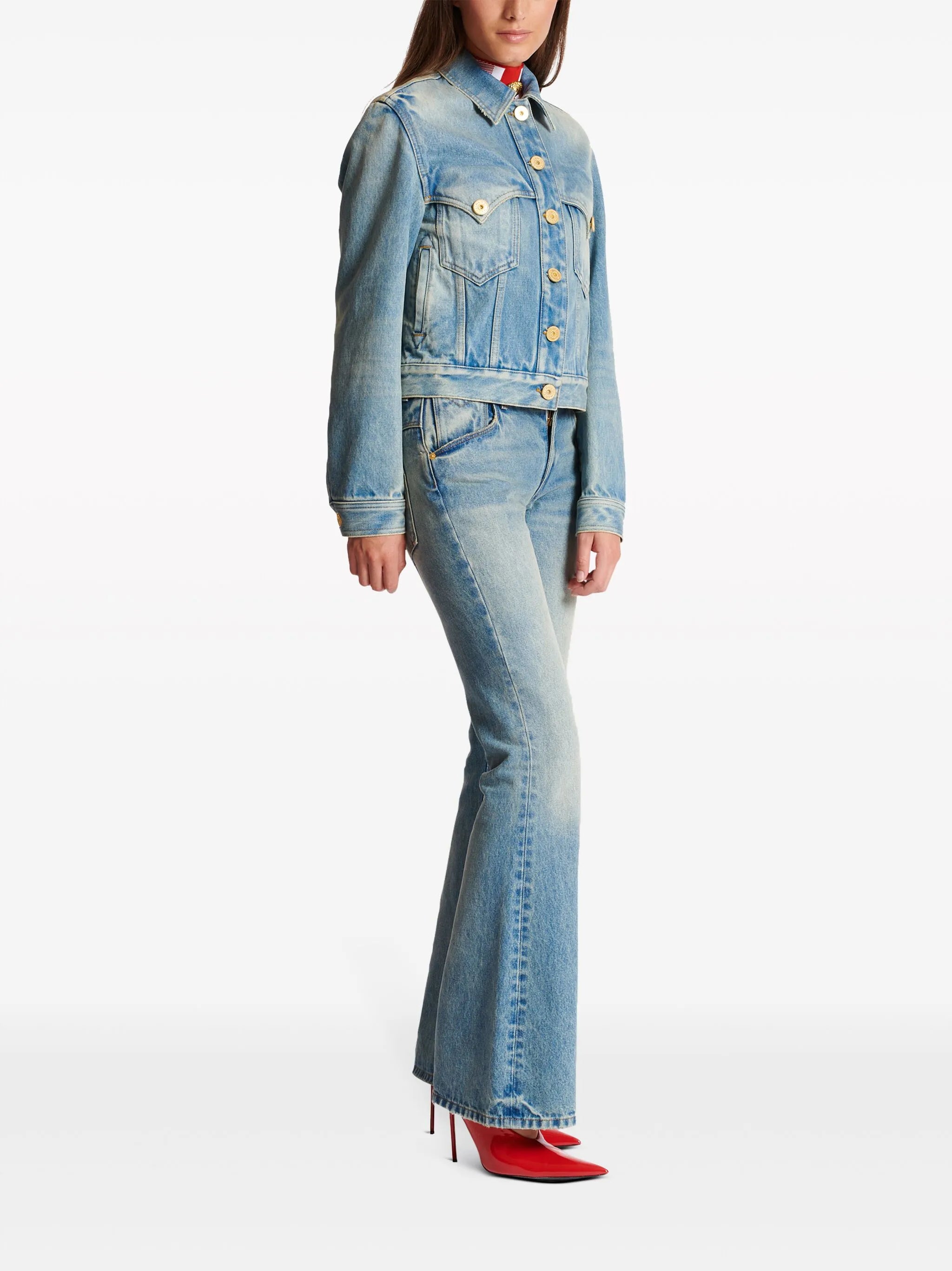 stonewashed denim jacket