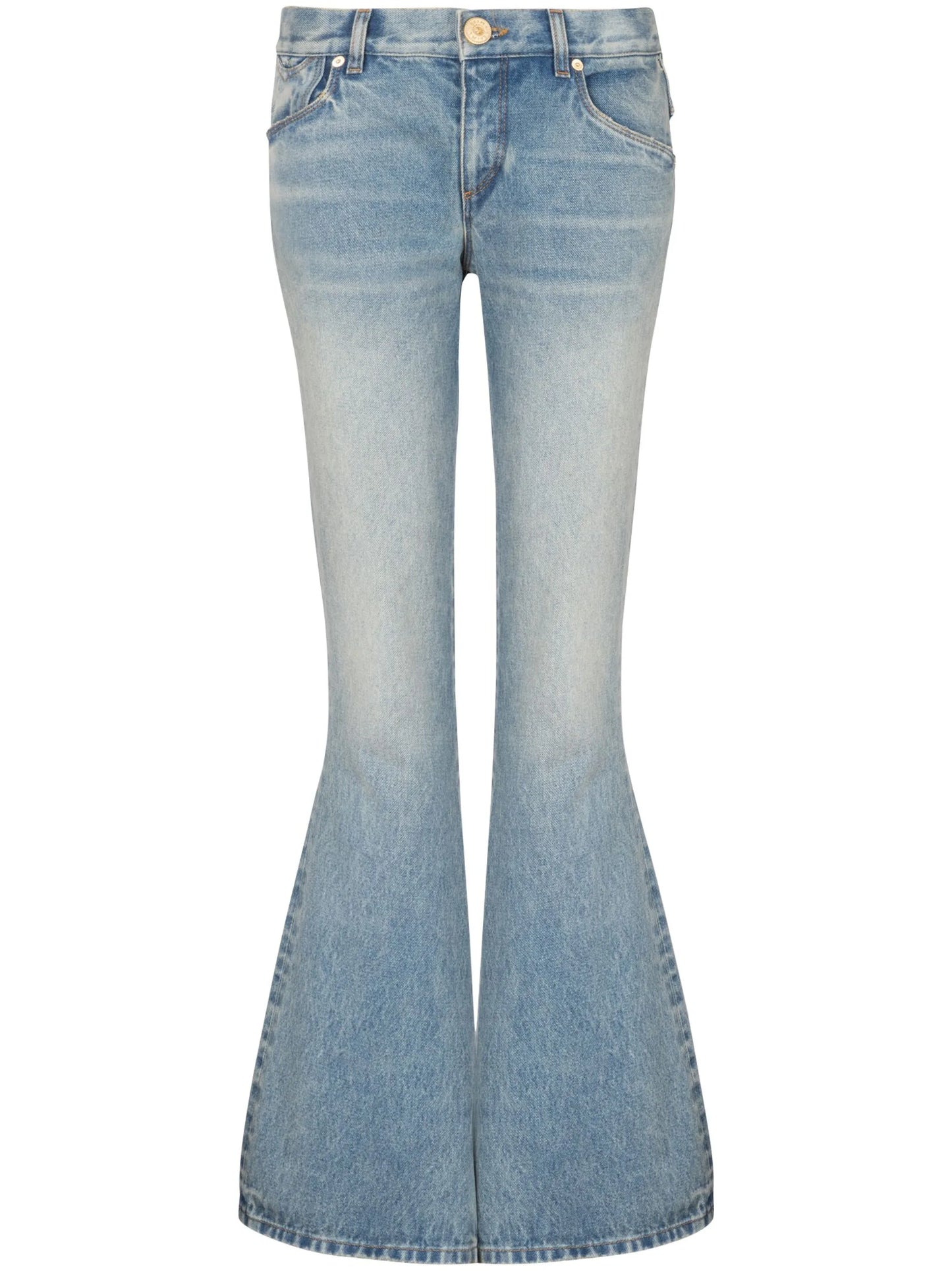 Western low-rise bootcut jeans