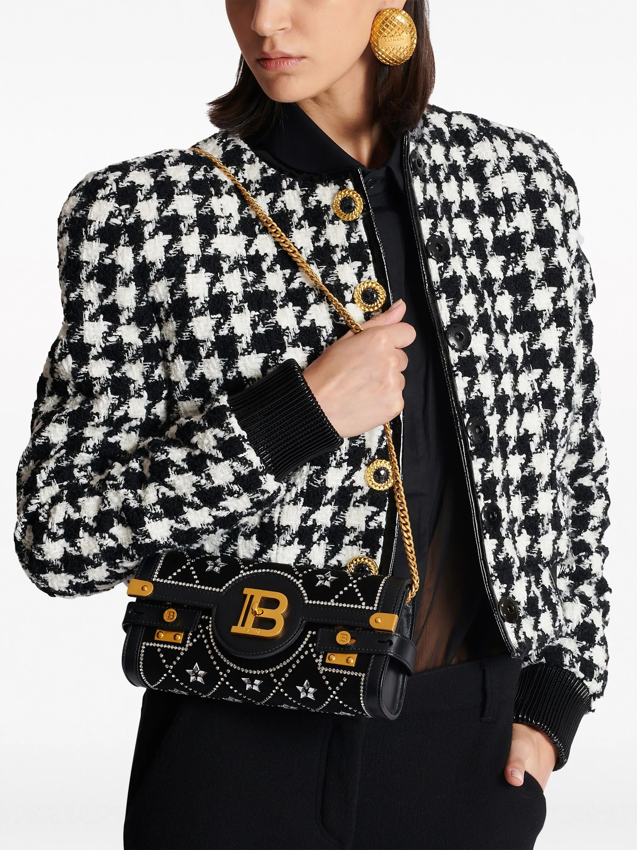 B-Buzz 23 leather clutch bag