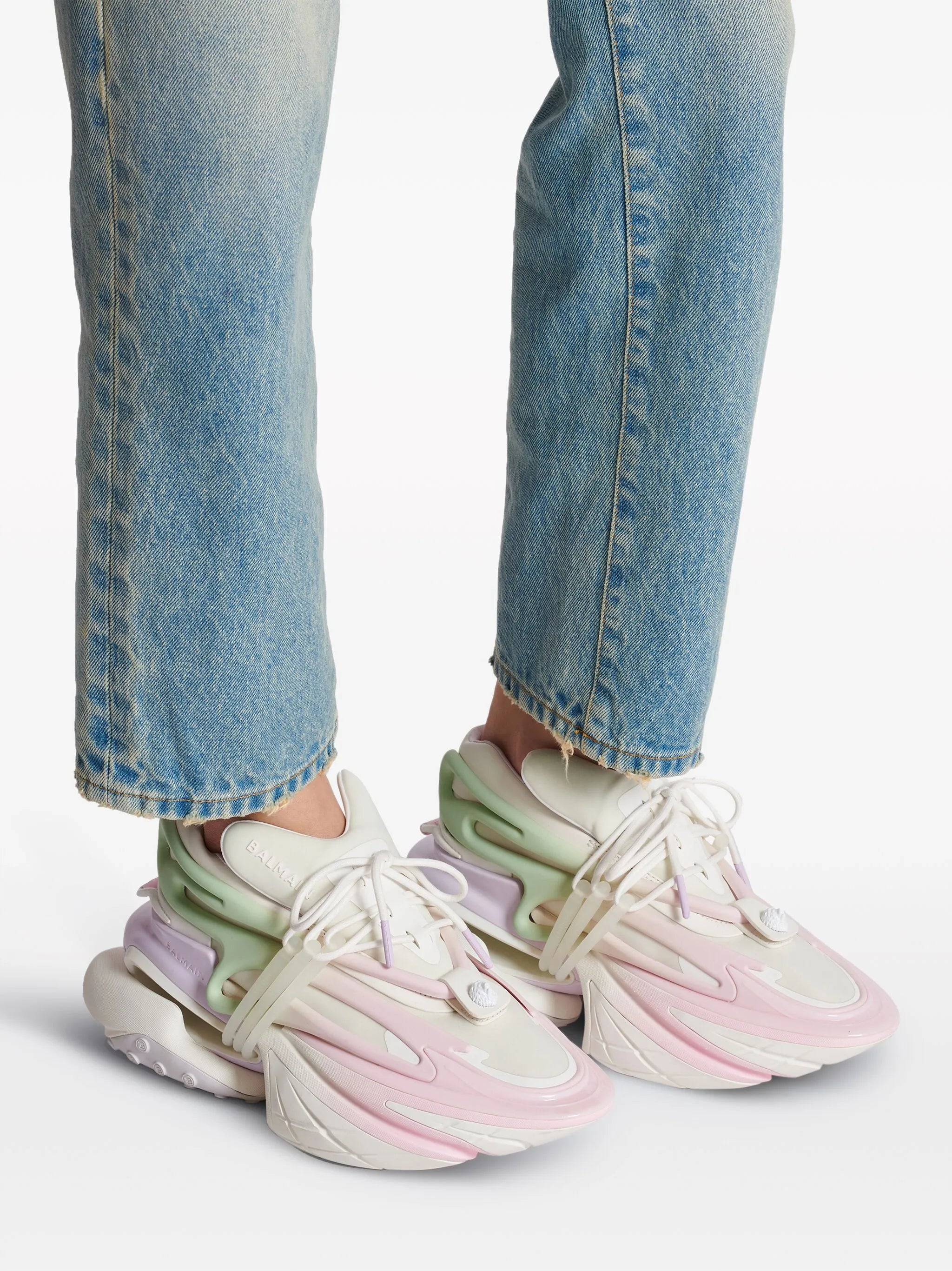 Unicorn panelled-design sneakers