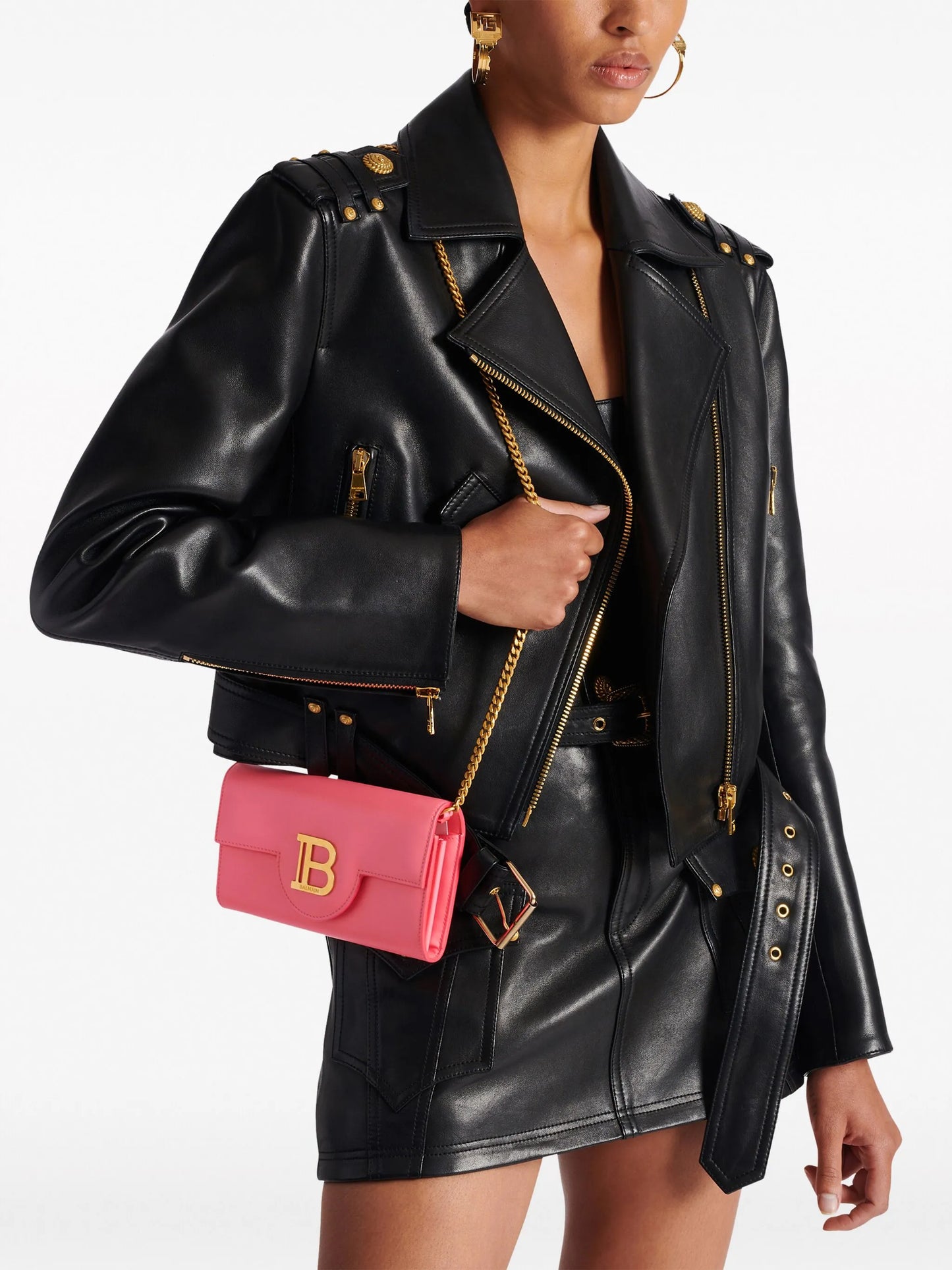 B-Buzz leather wallet-on-chain
