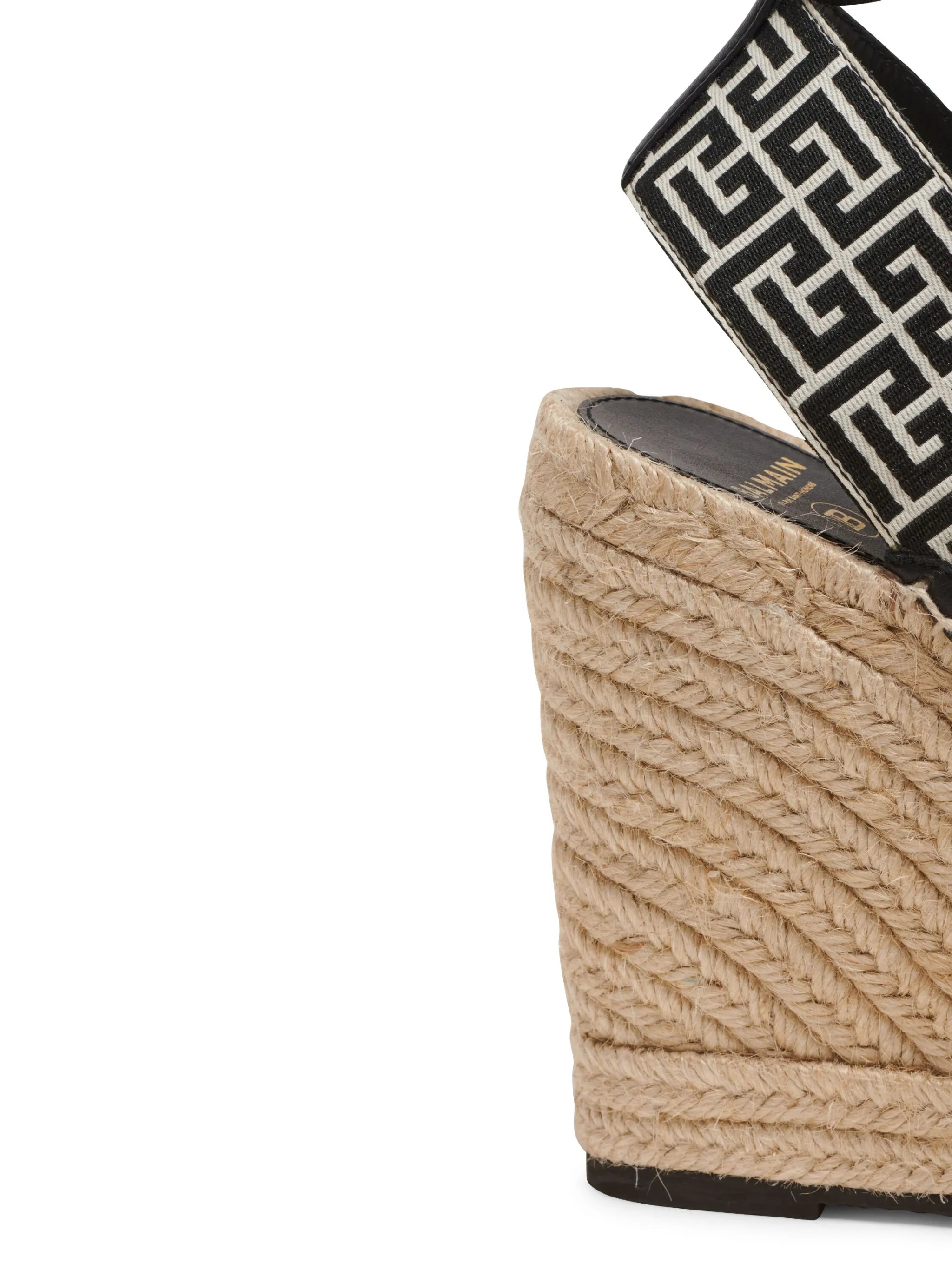 Alex 75mm monogram espadrilles