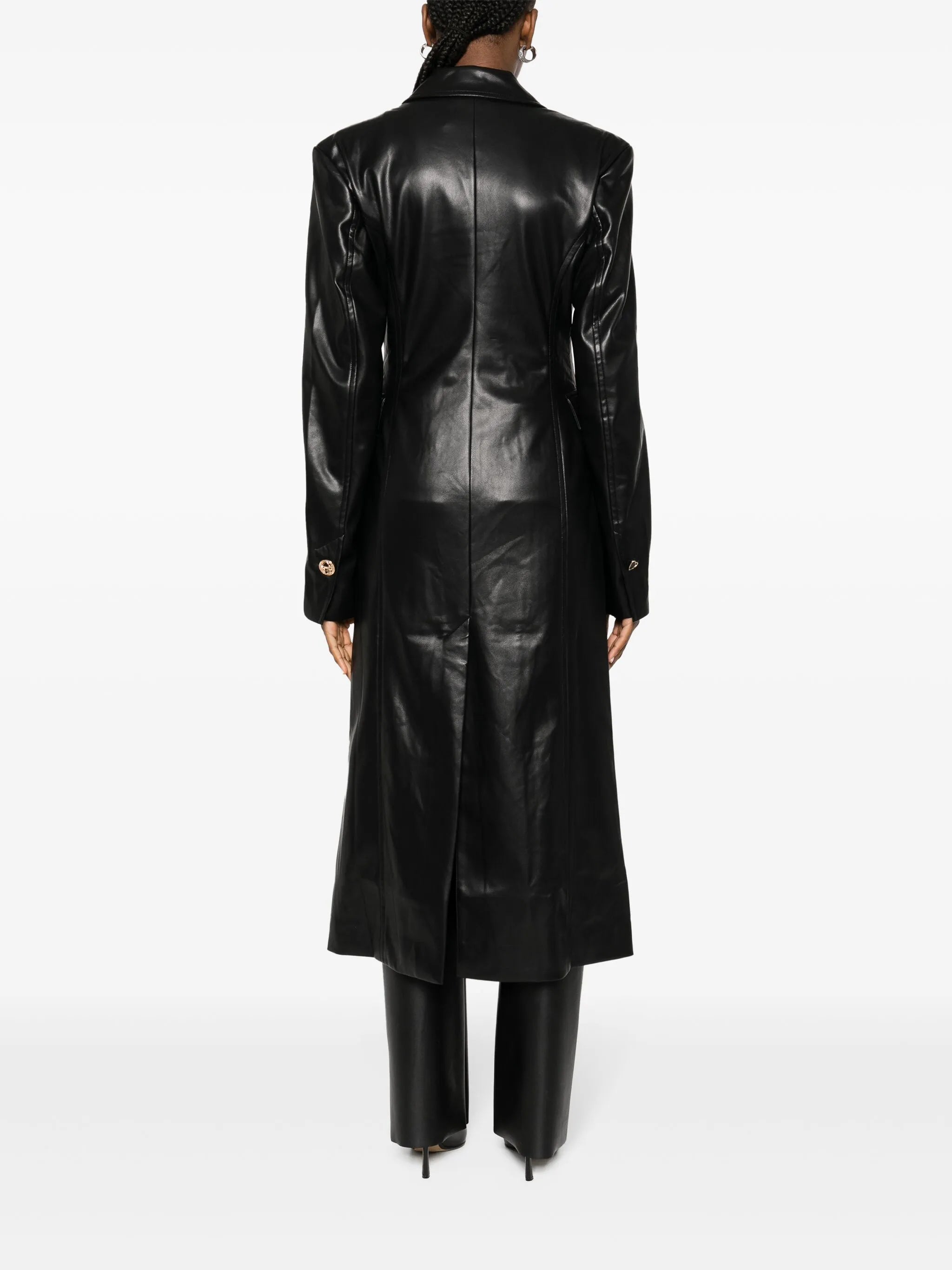 heart-button double-breasted coat