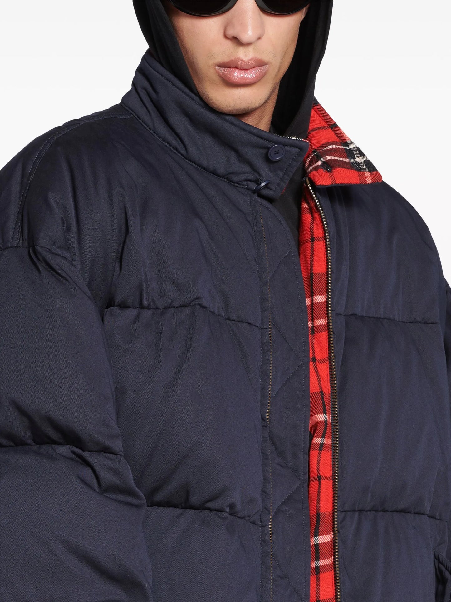 Harrington cotton puffer jacket