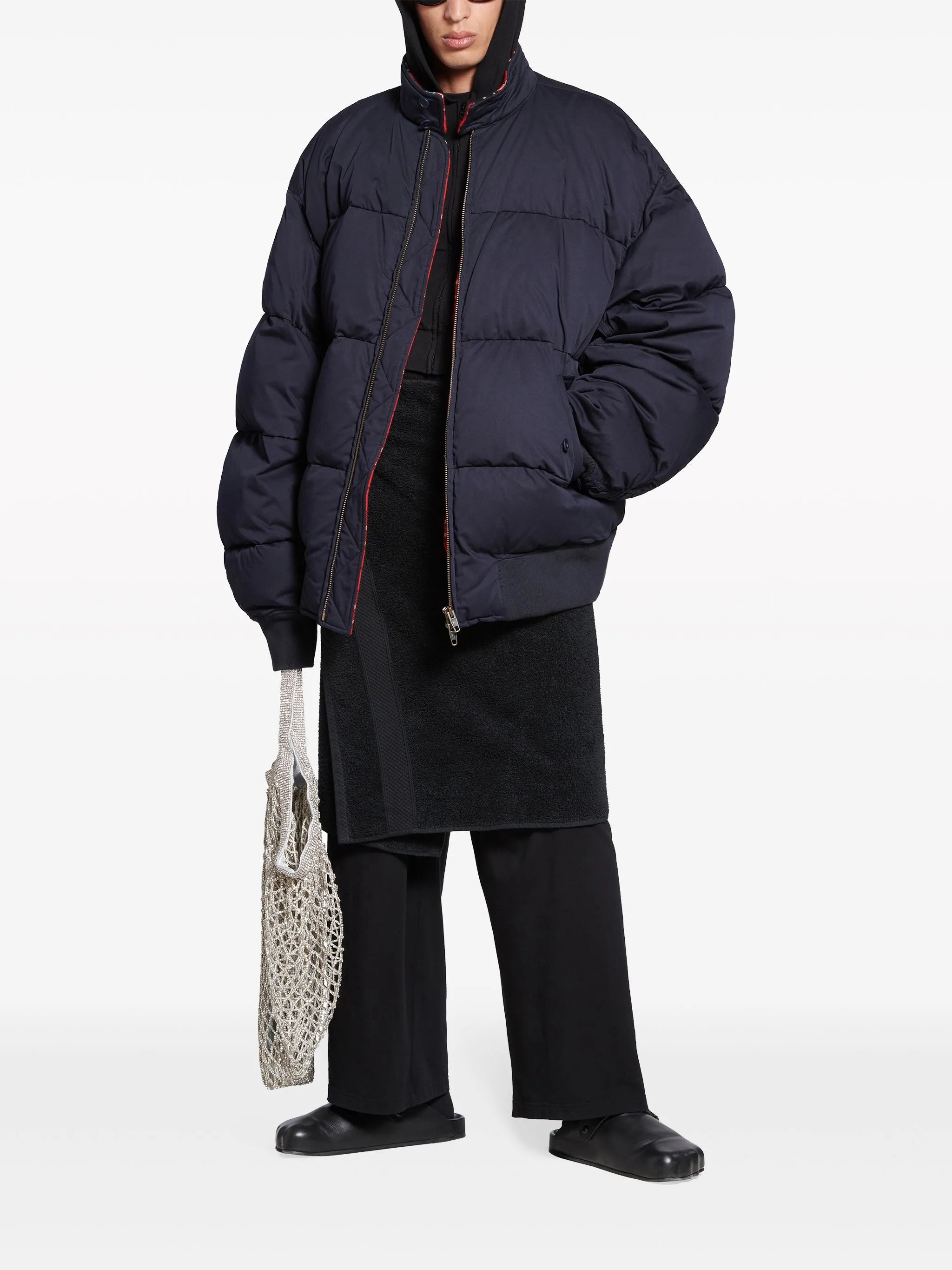 Harrington cotton puffer jacket