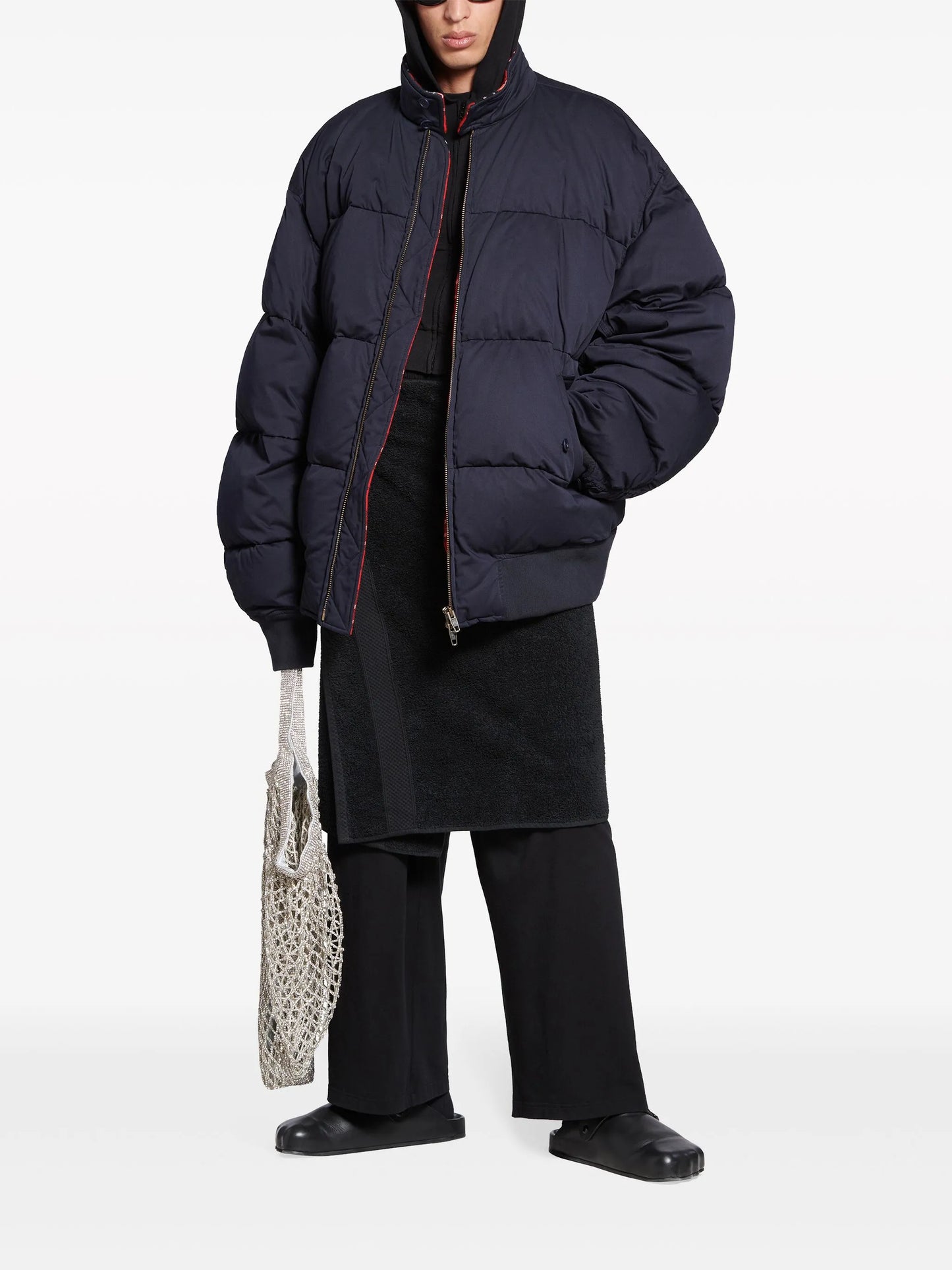 Harrington cotton puffer jacket