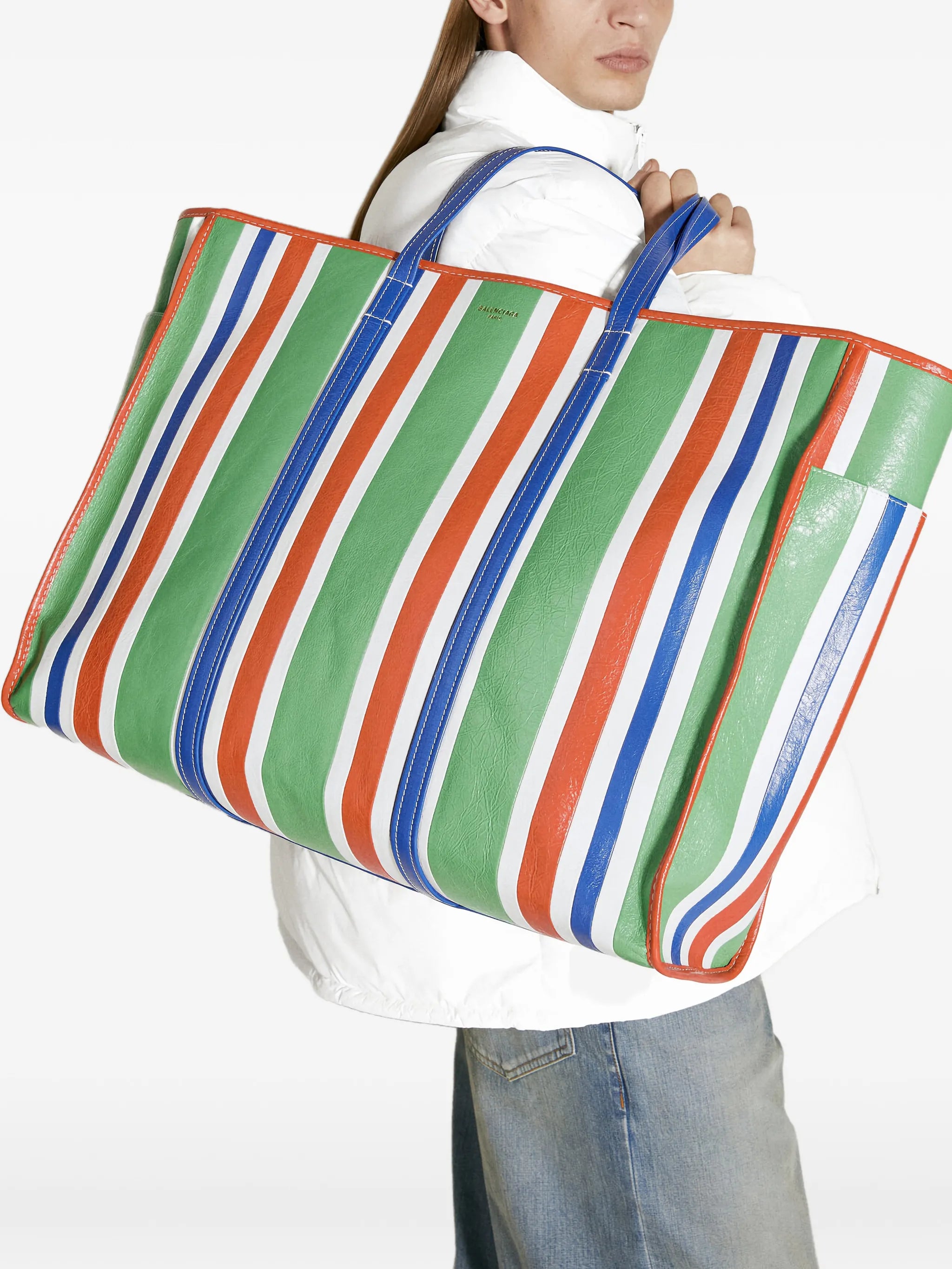 extra-large Châtelet leather tote bag