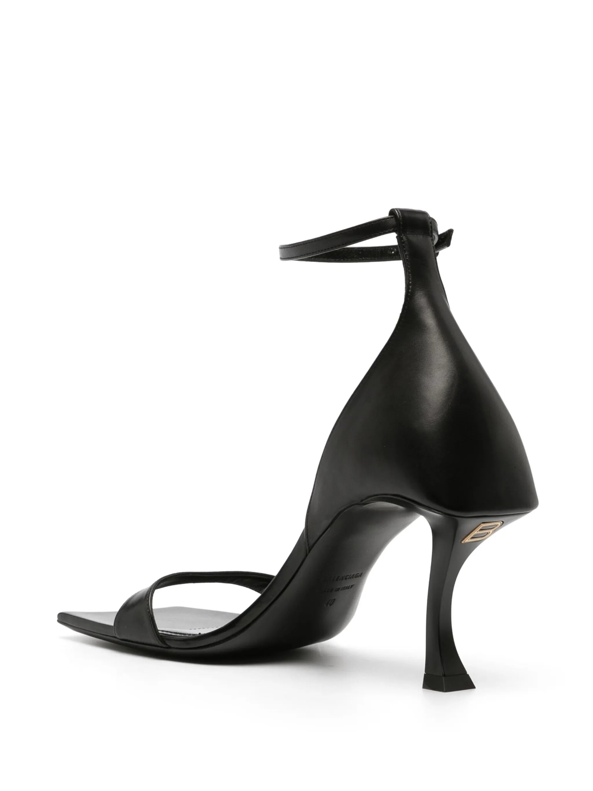 Hourglass 100mm leather sandals
