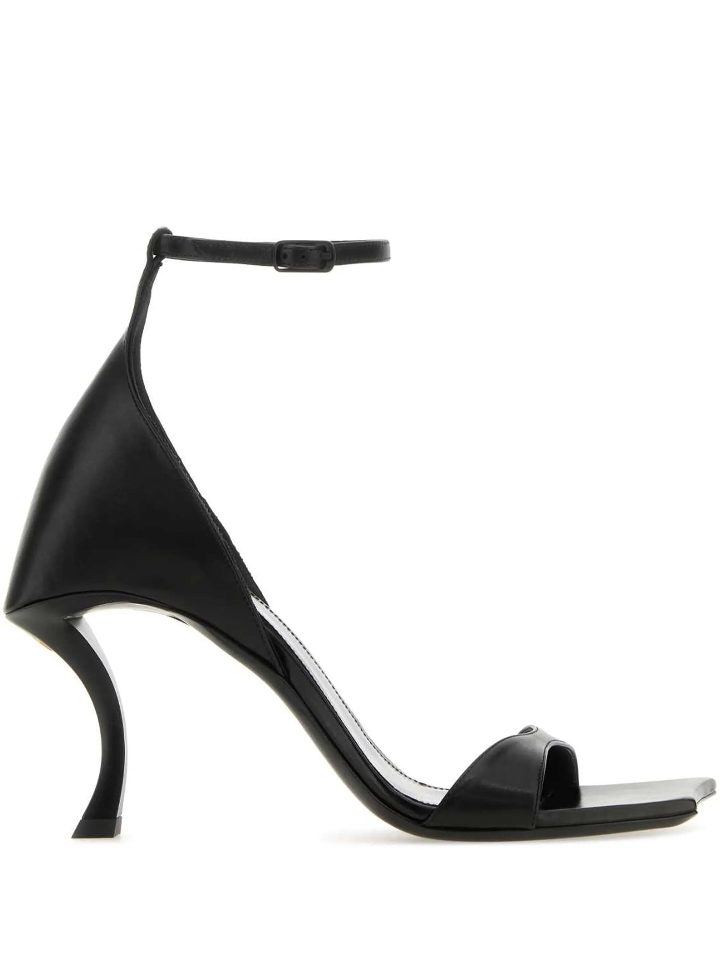 Hourglass 100mm leather sandals