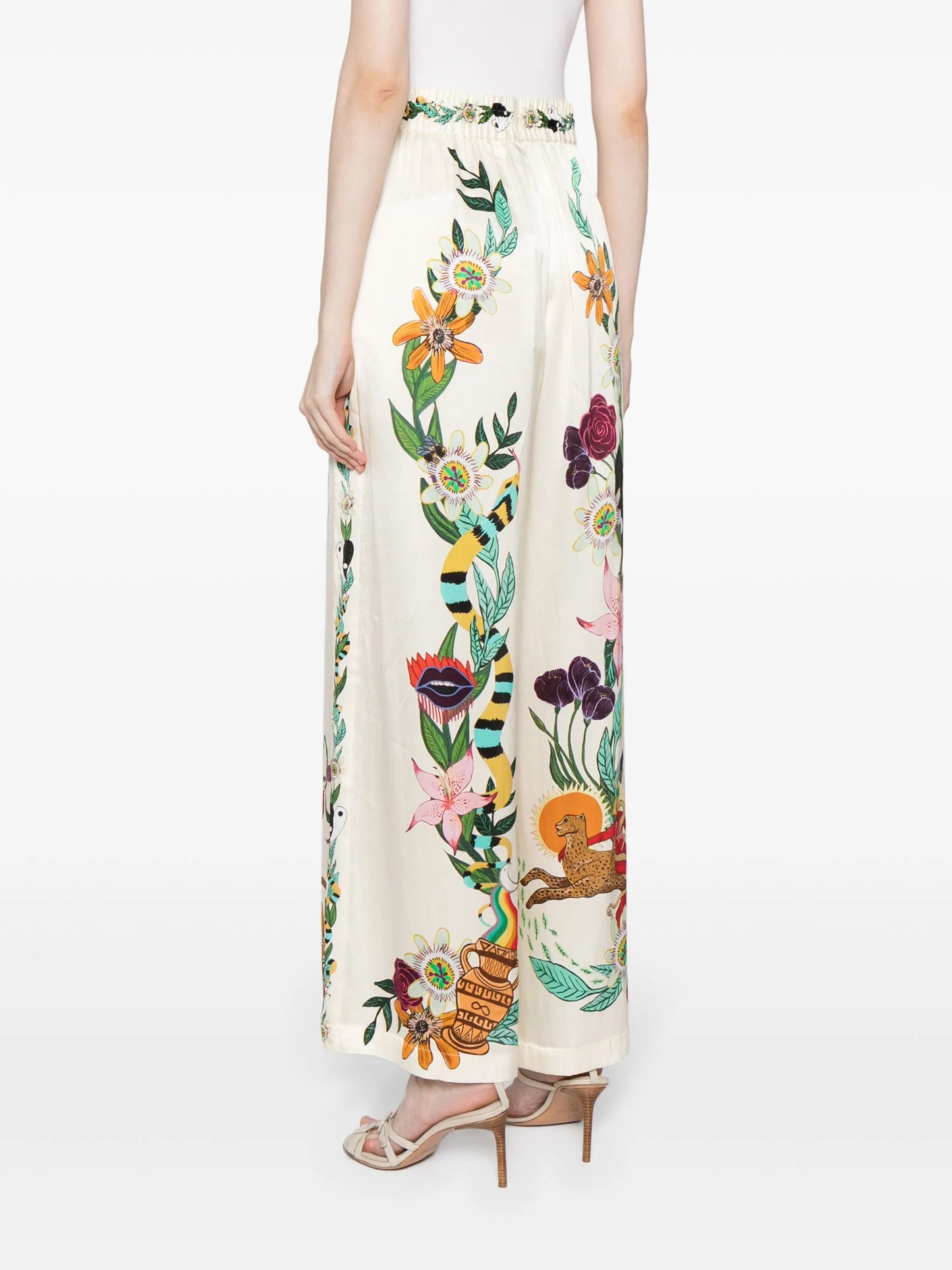 Meagan wide-leg silk trousers