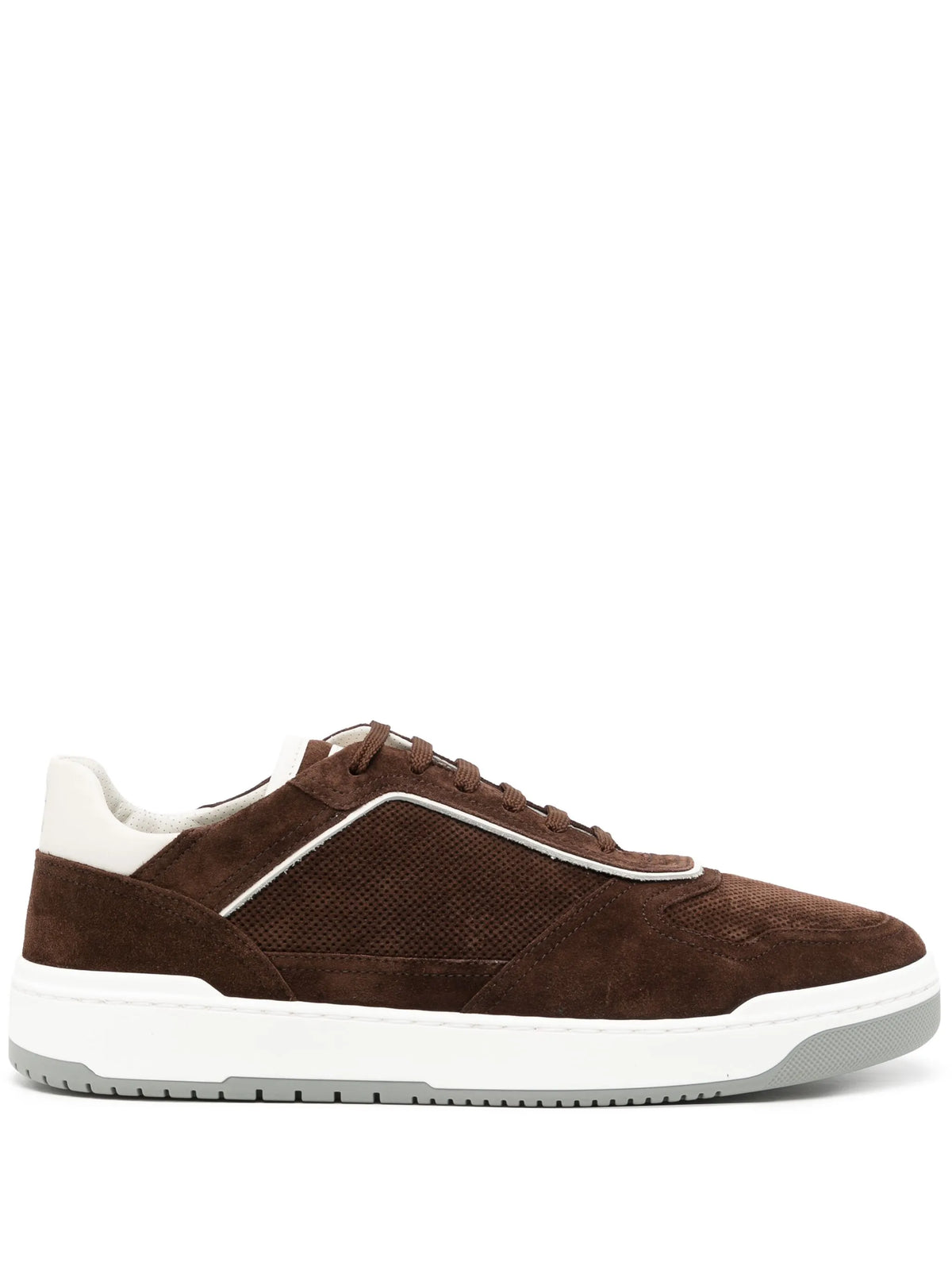 suede low-top sneakers