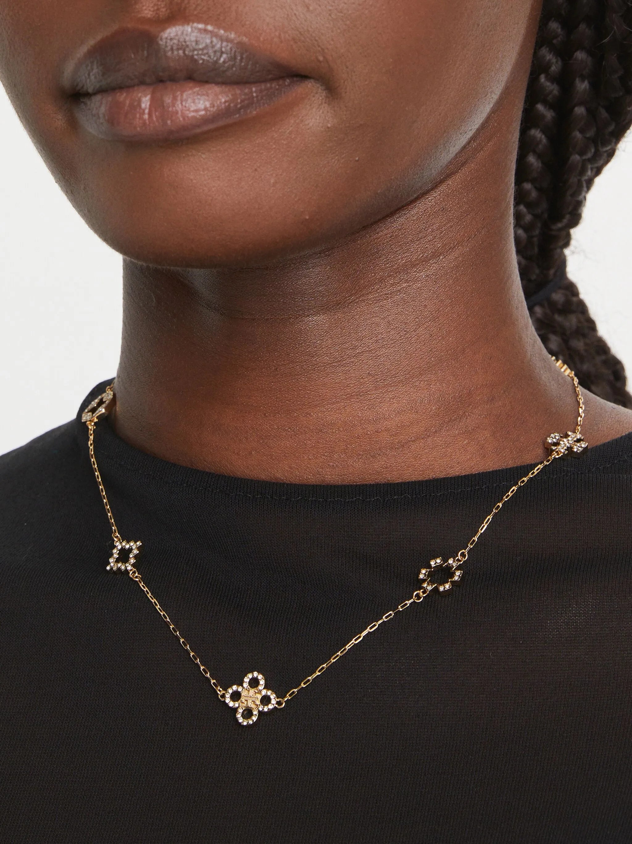 Kira Clover pav? necklace