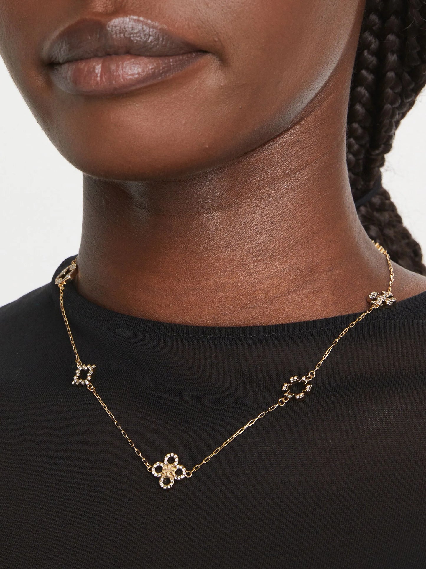 Kira Clover pav? necklace