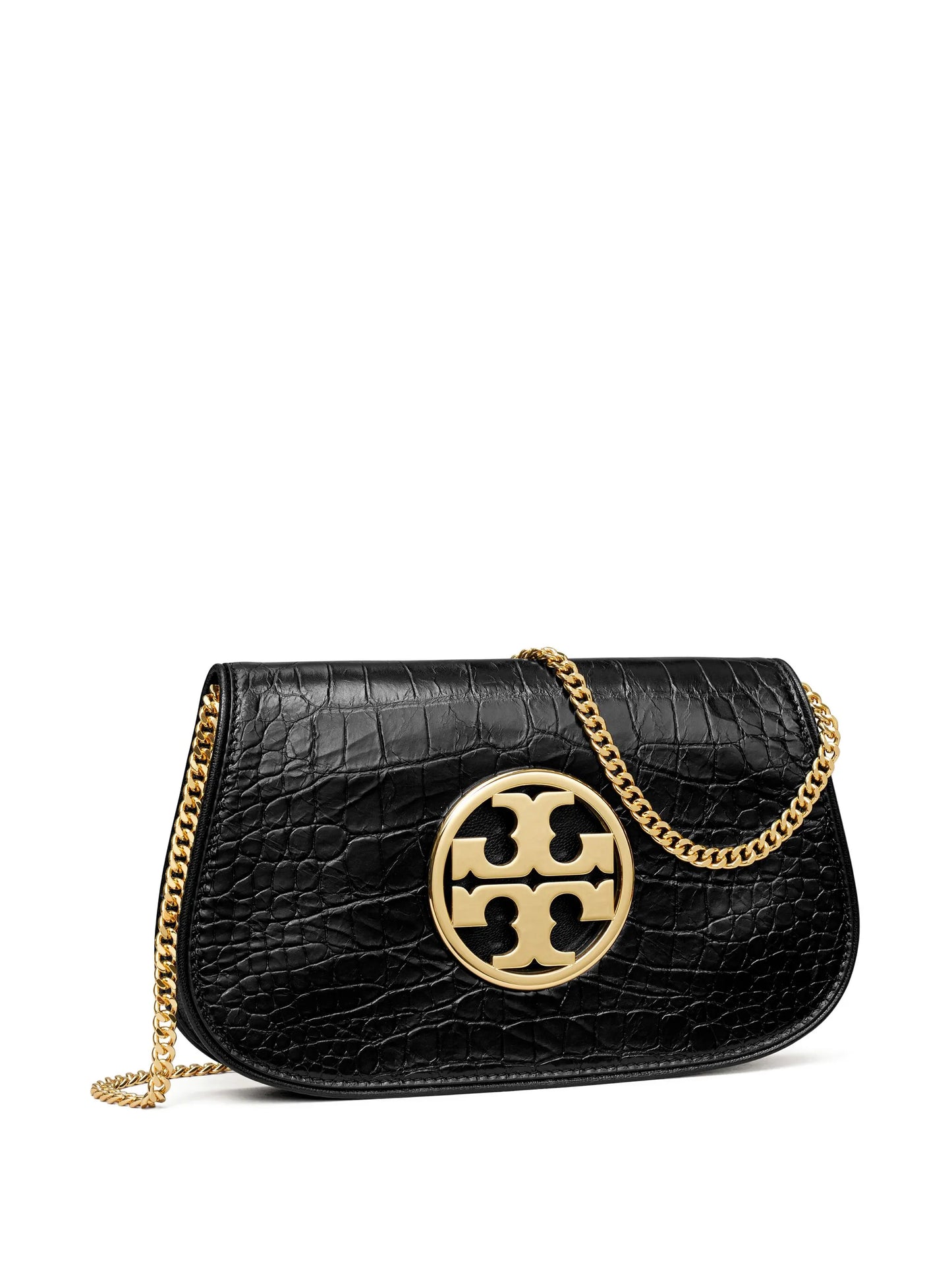 Reva crocodile-effect crossbody bag