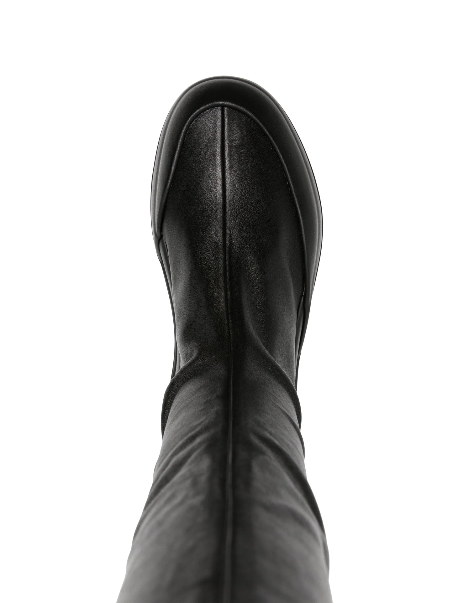 knee-high leather boots