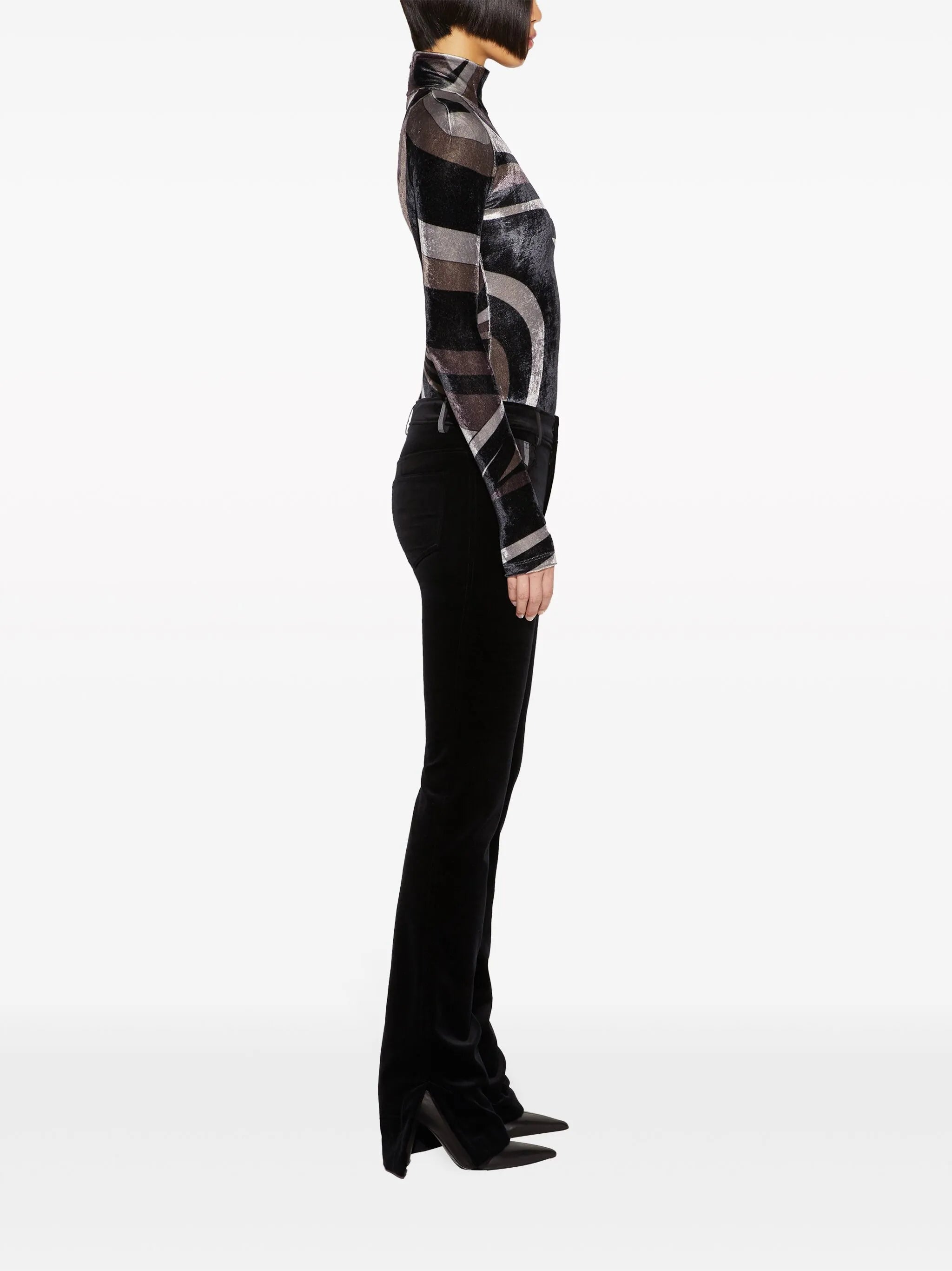 Iride-print top