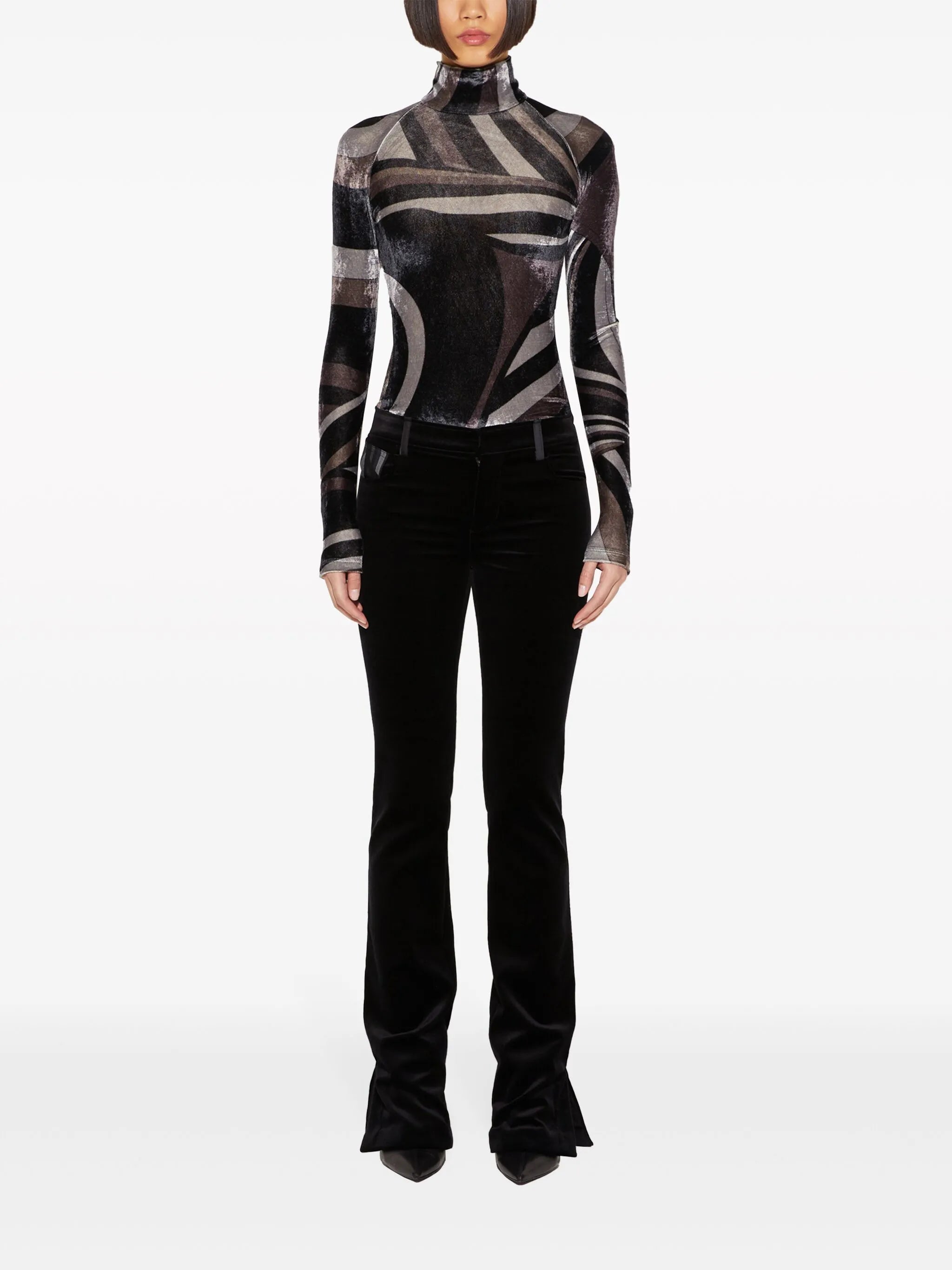 Iride-print top