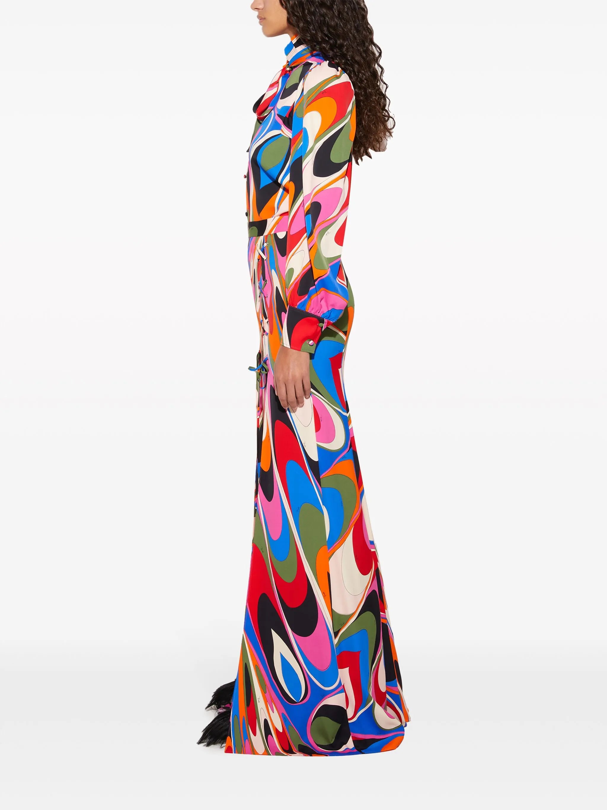 Onde-print shirt