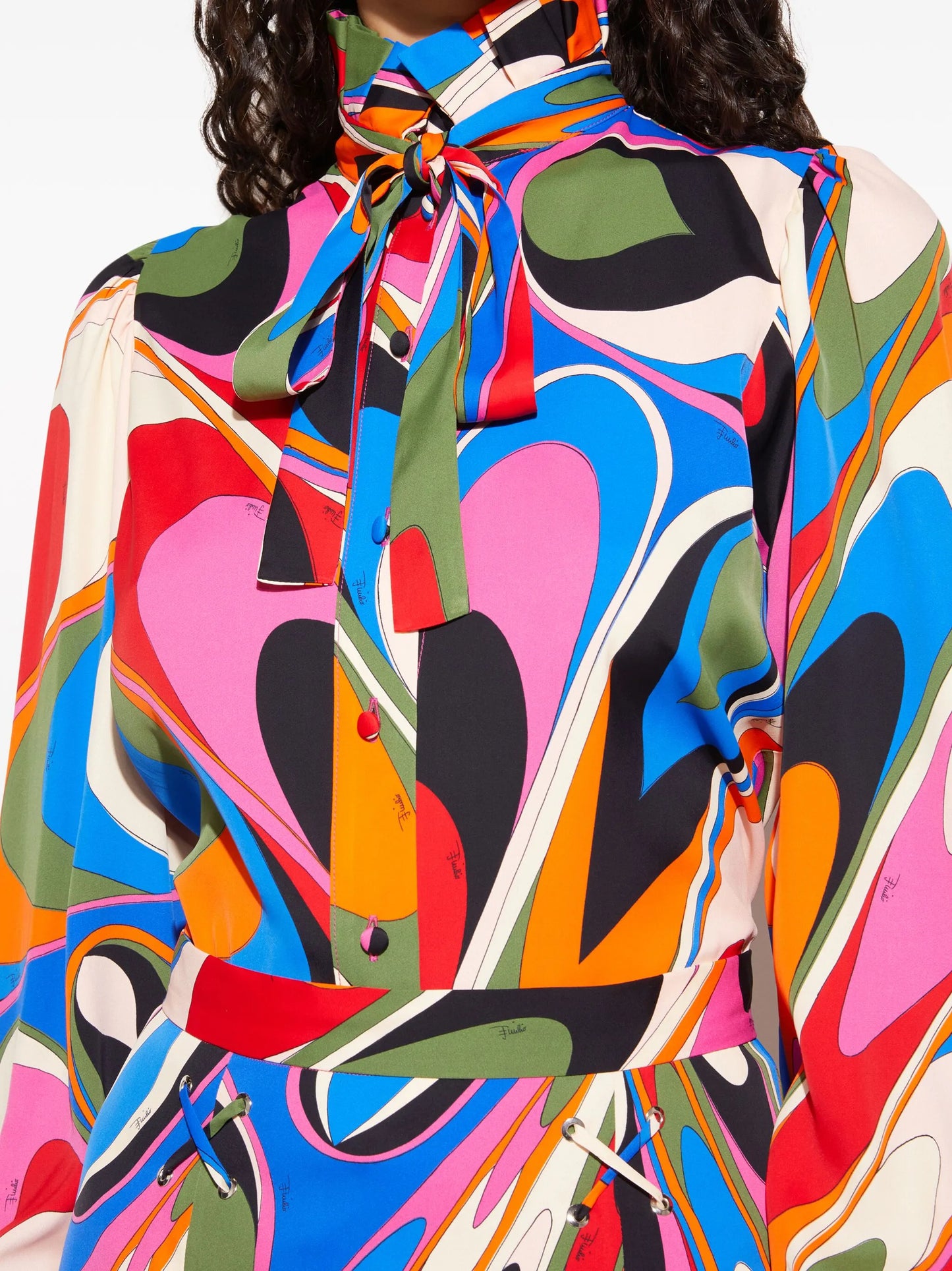 Onde-print shirt