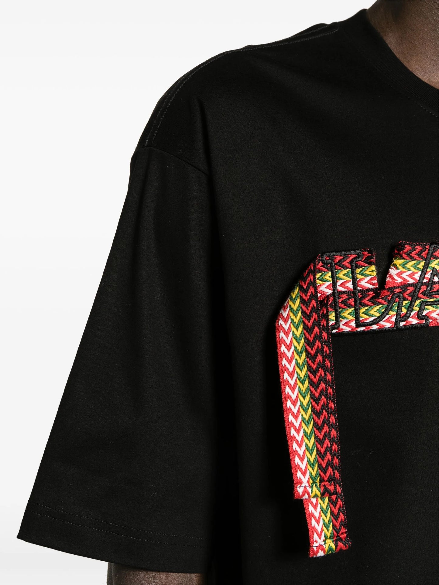 curb lace-detailed cotton T-shirt