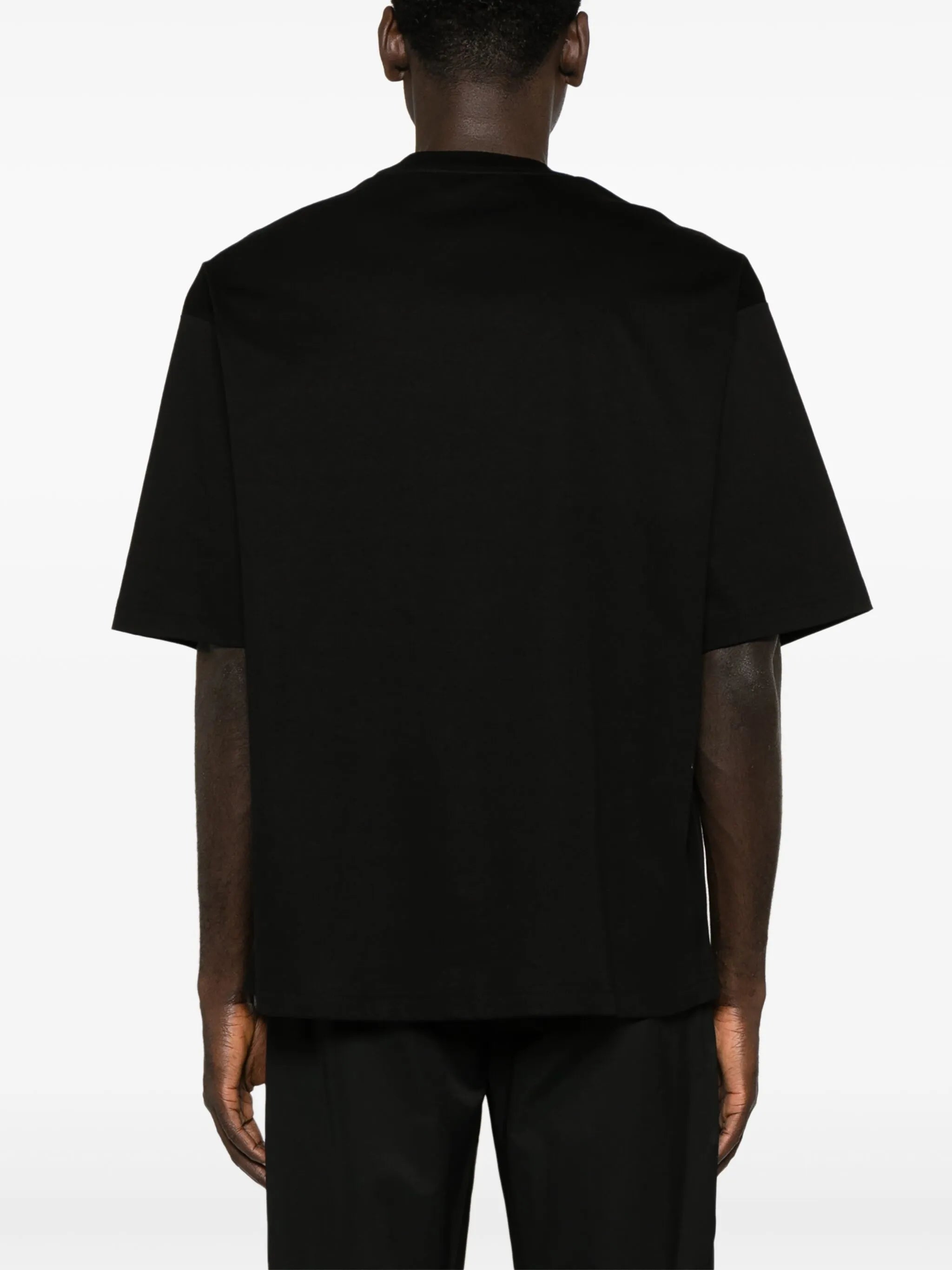 curb lace-detailed cotton T-shirt