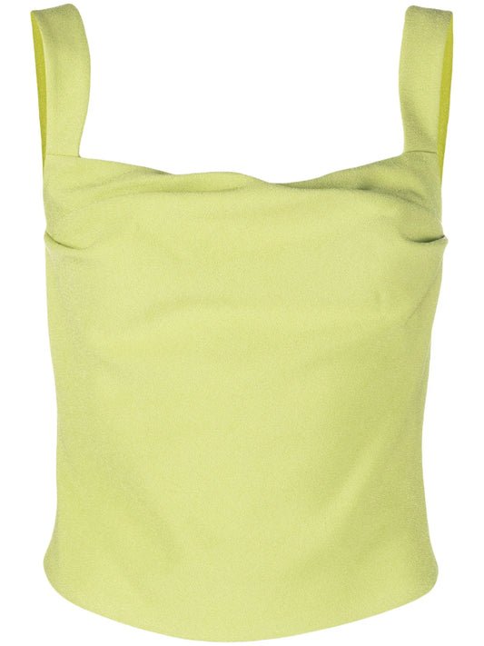 Raf Singlet pleat-detailing tank top