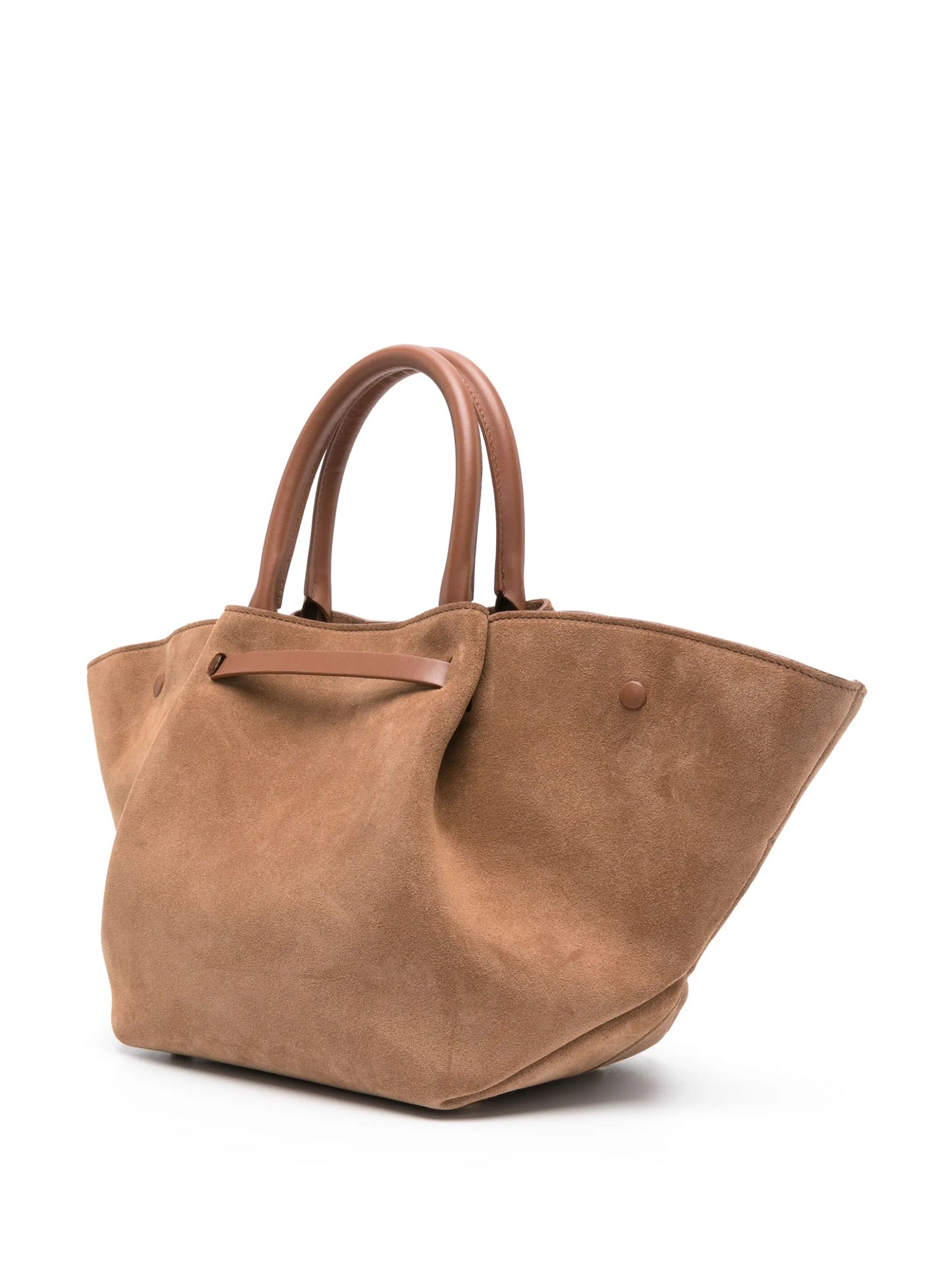 Midi New York suede tote bag