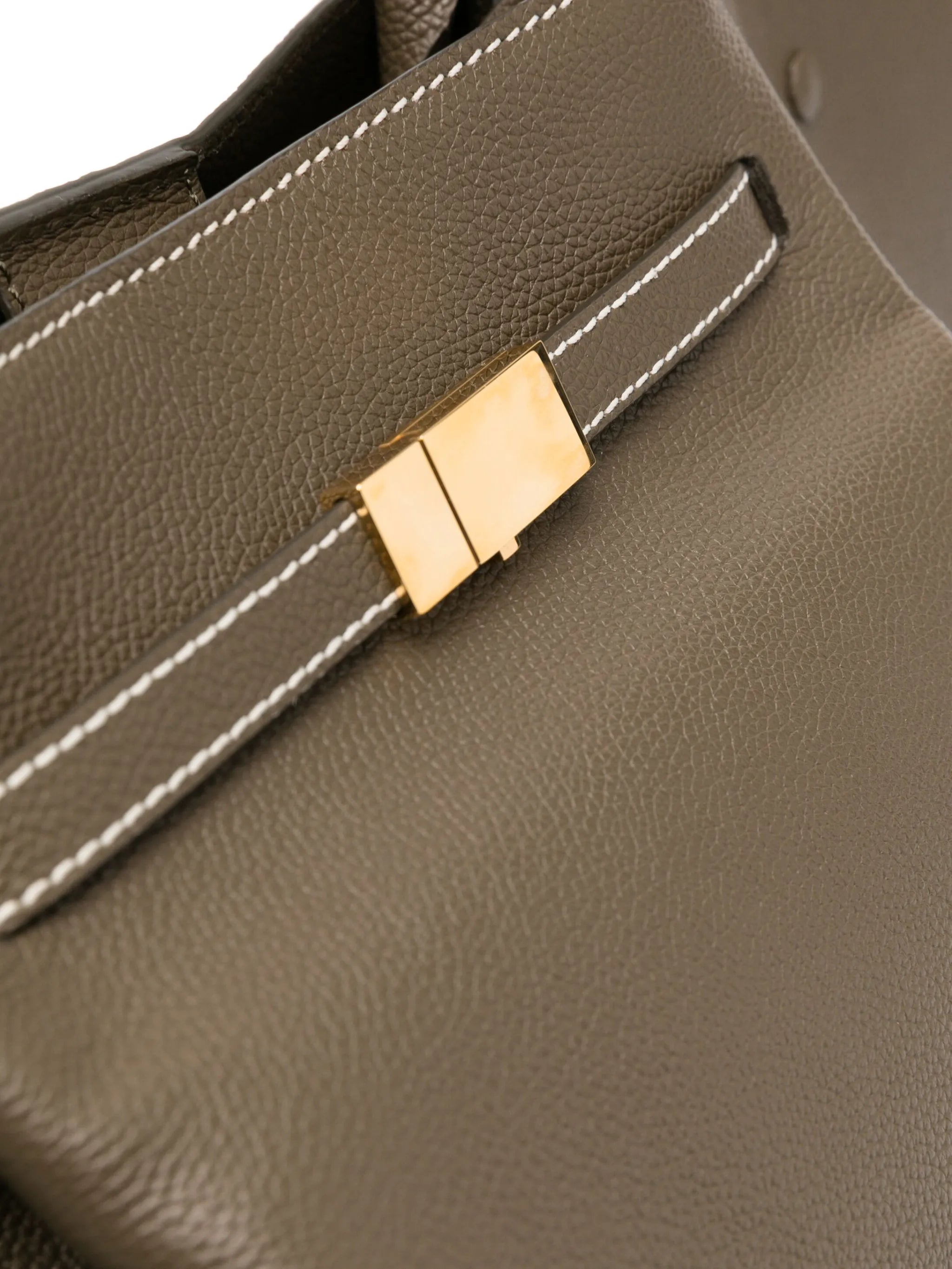 small New York leather tote bag