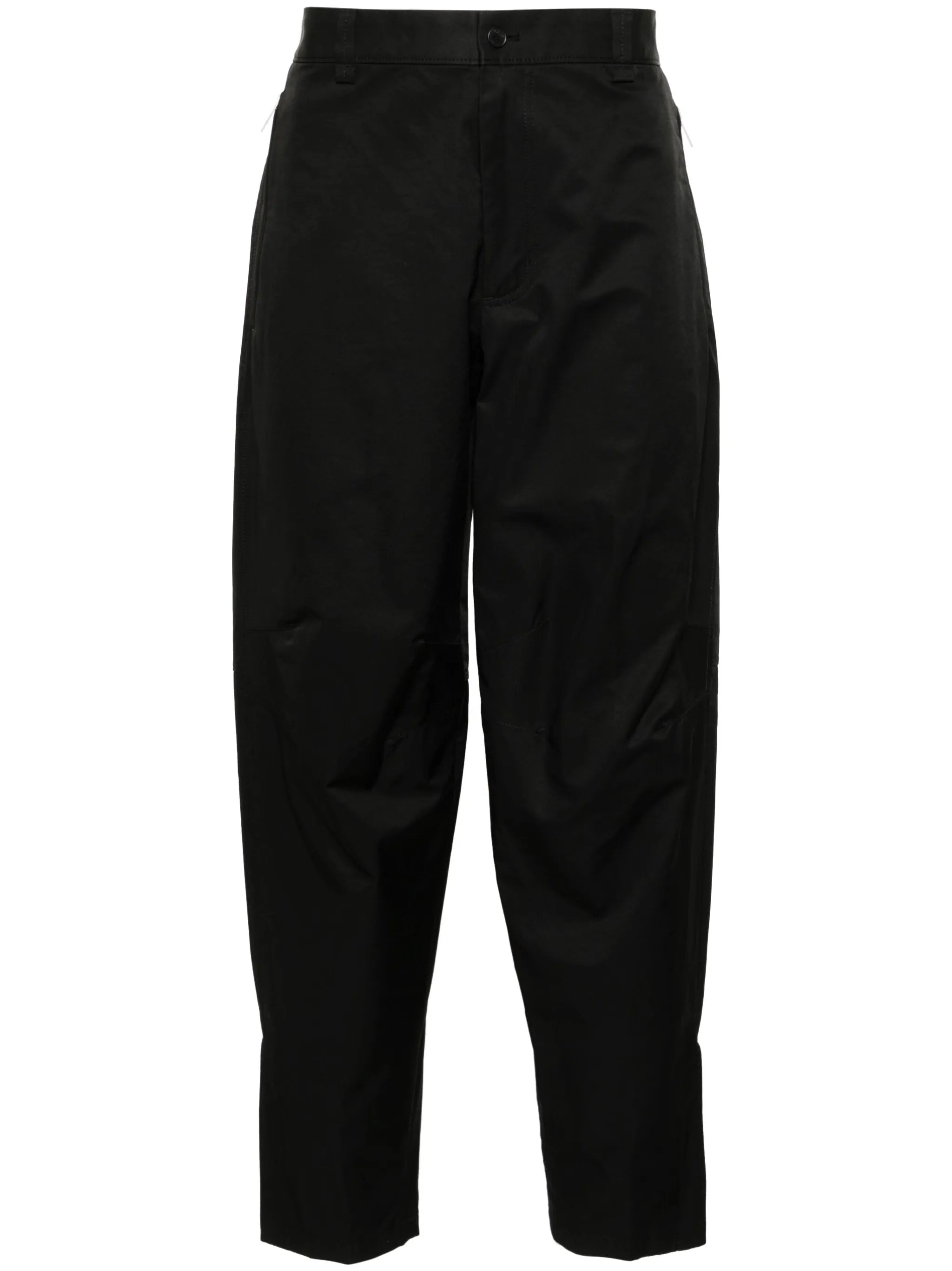tapered-cut biker trousers