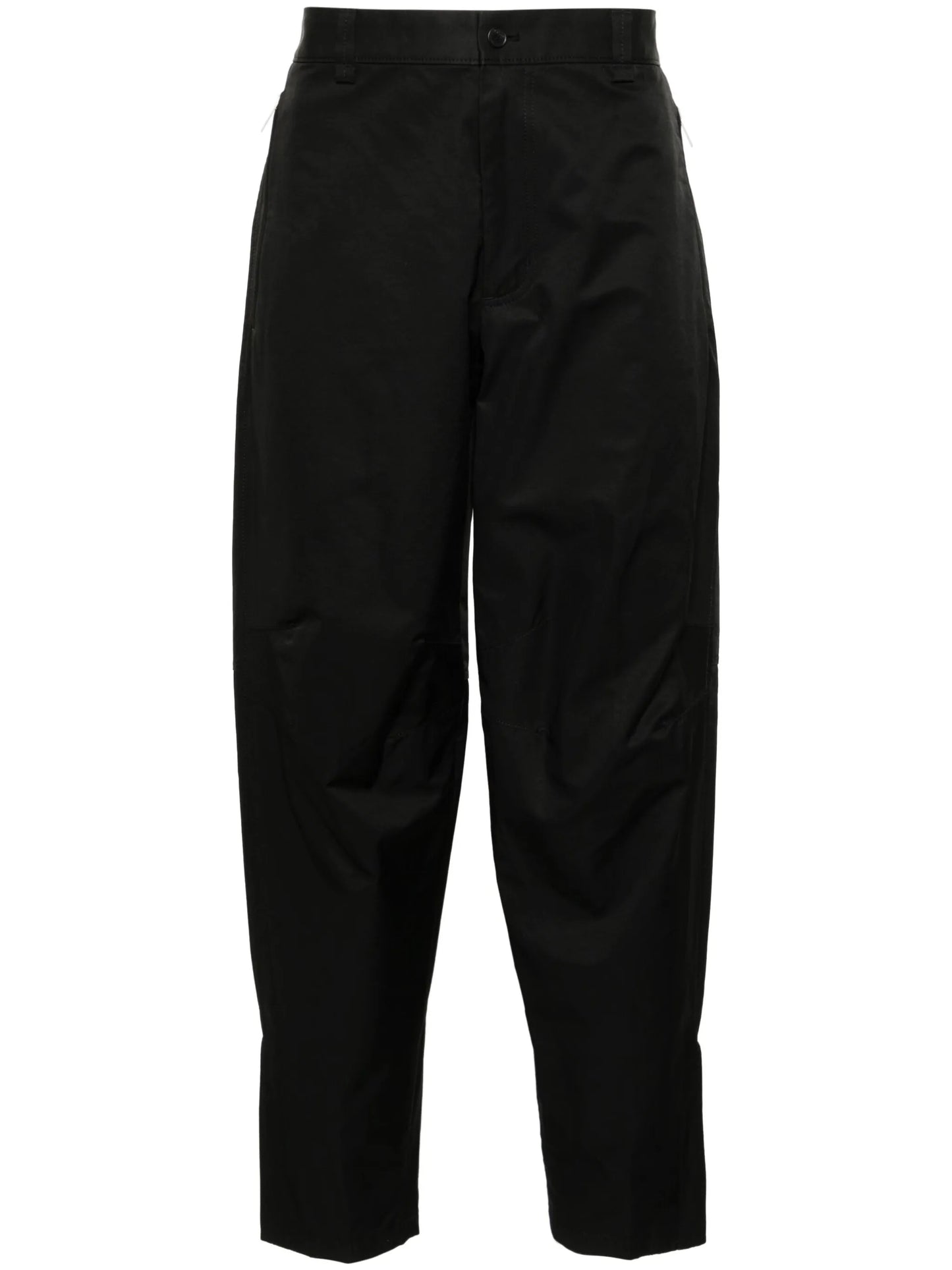 tapered-cut biker trousers