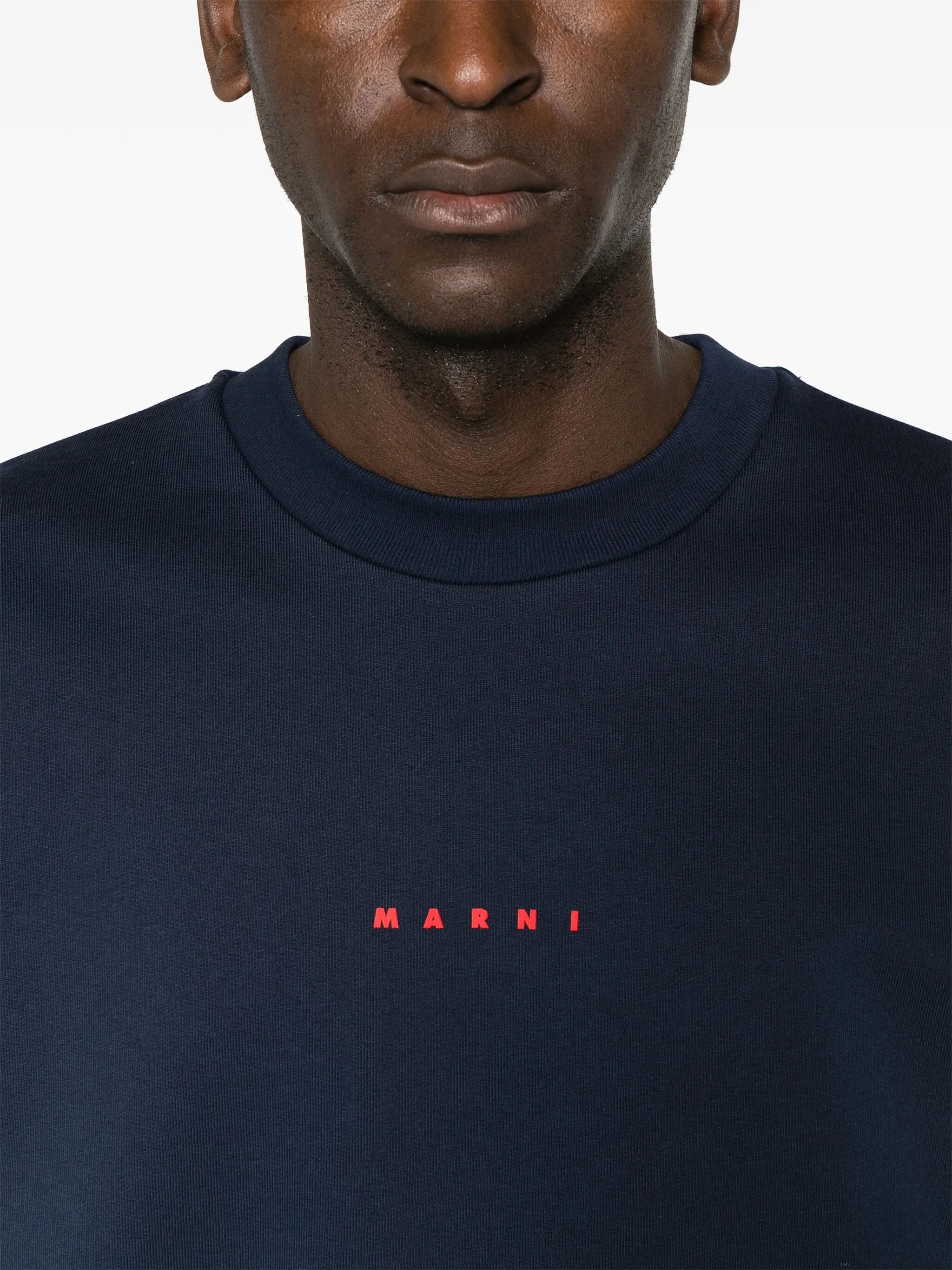 logo-print cotton sweatshirt