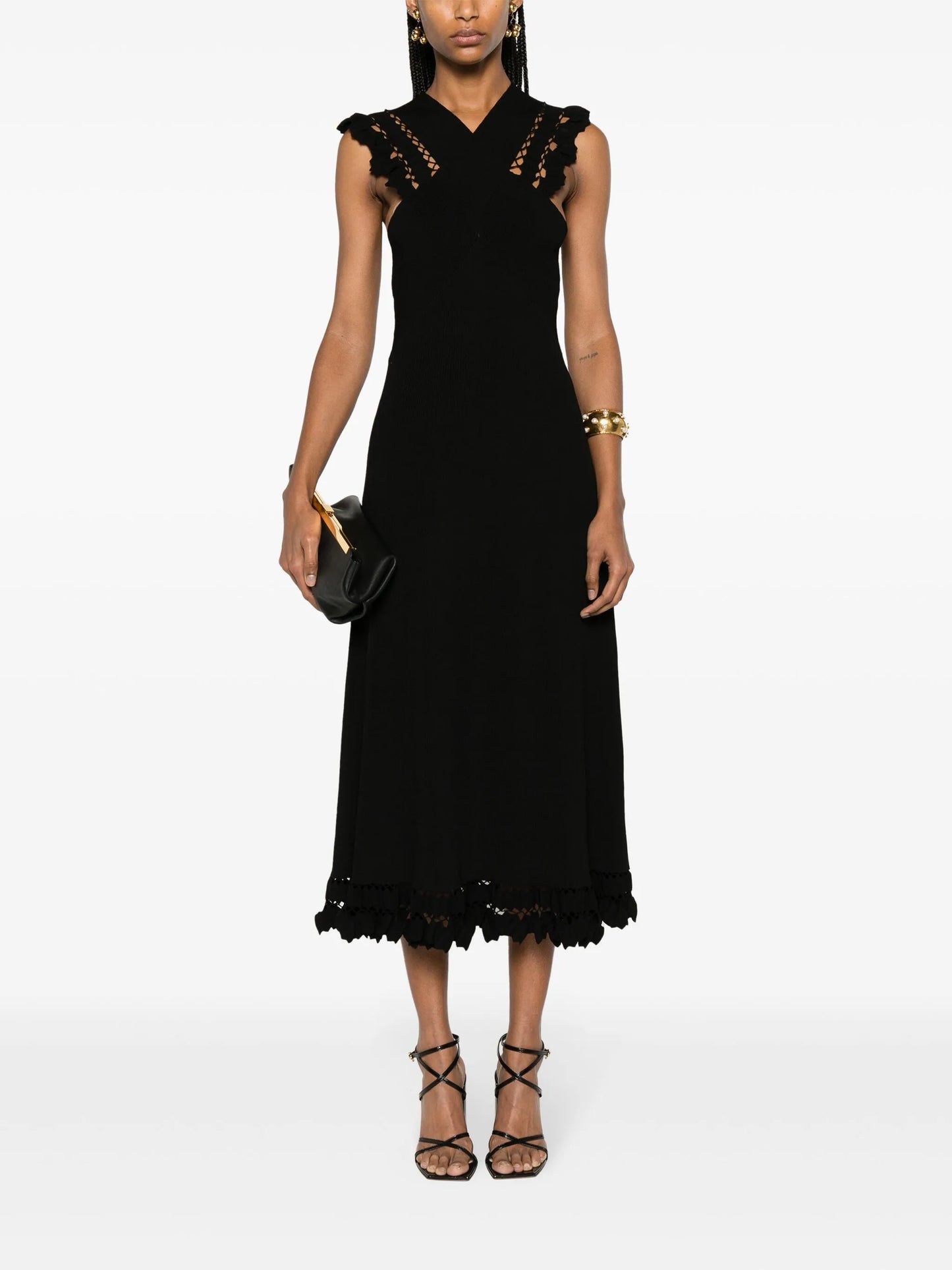 Fiora ribbed maxi dress