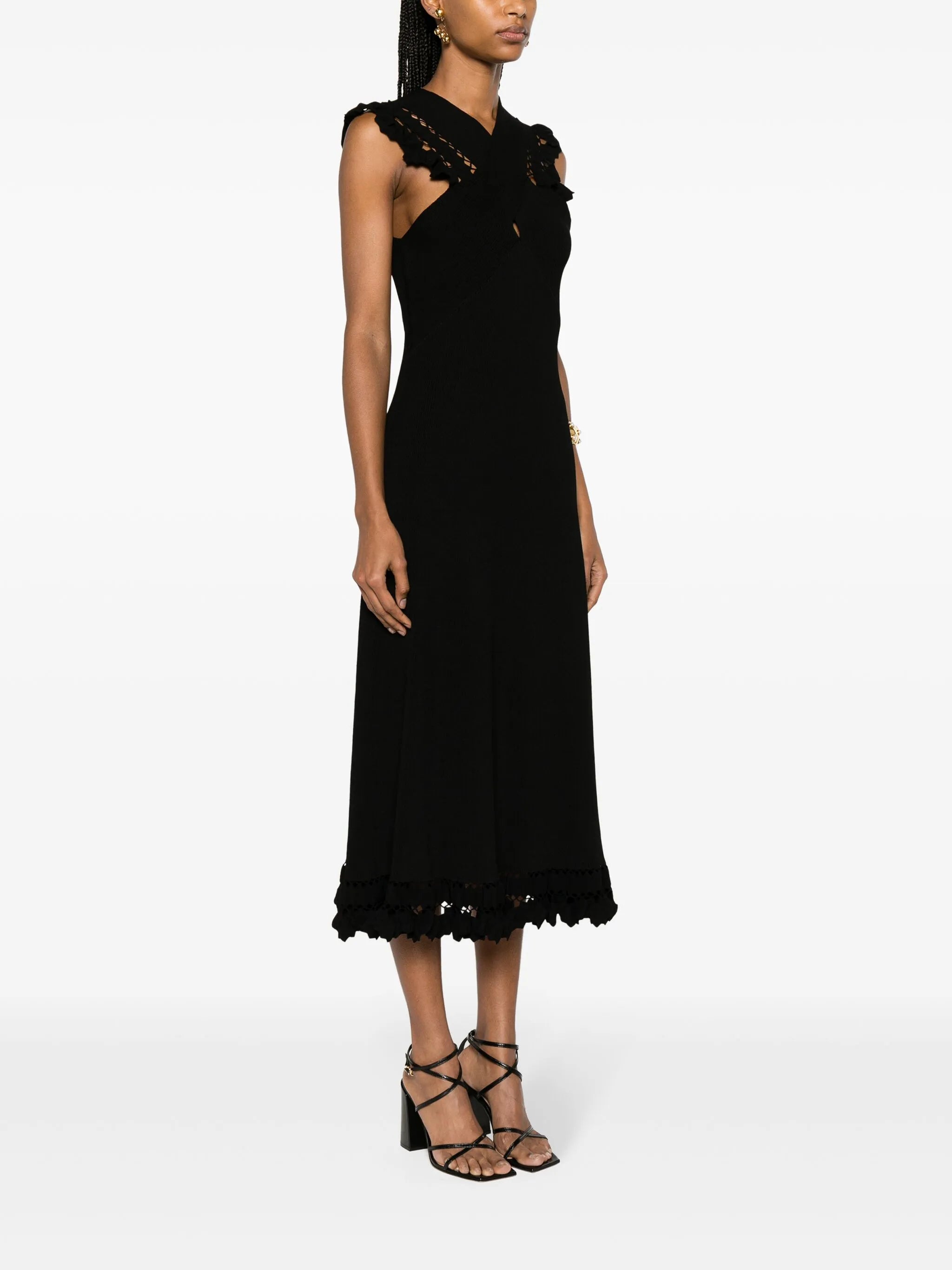 Fiora ribbed maxi dress