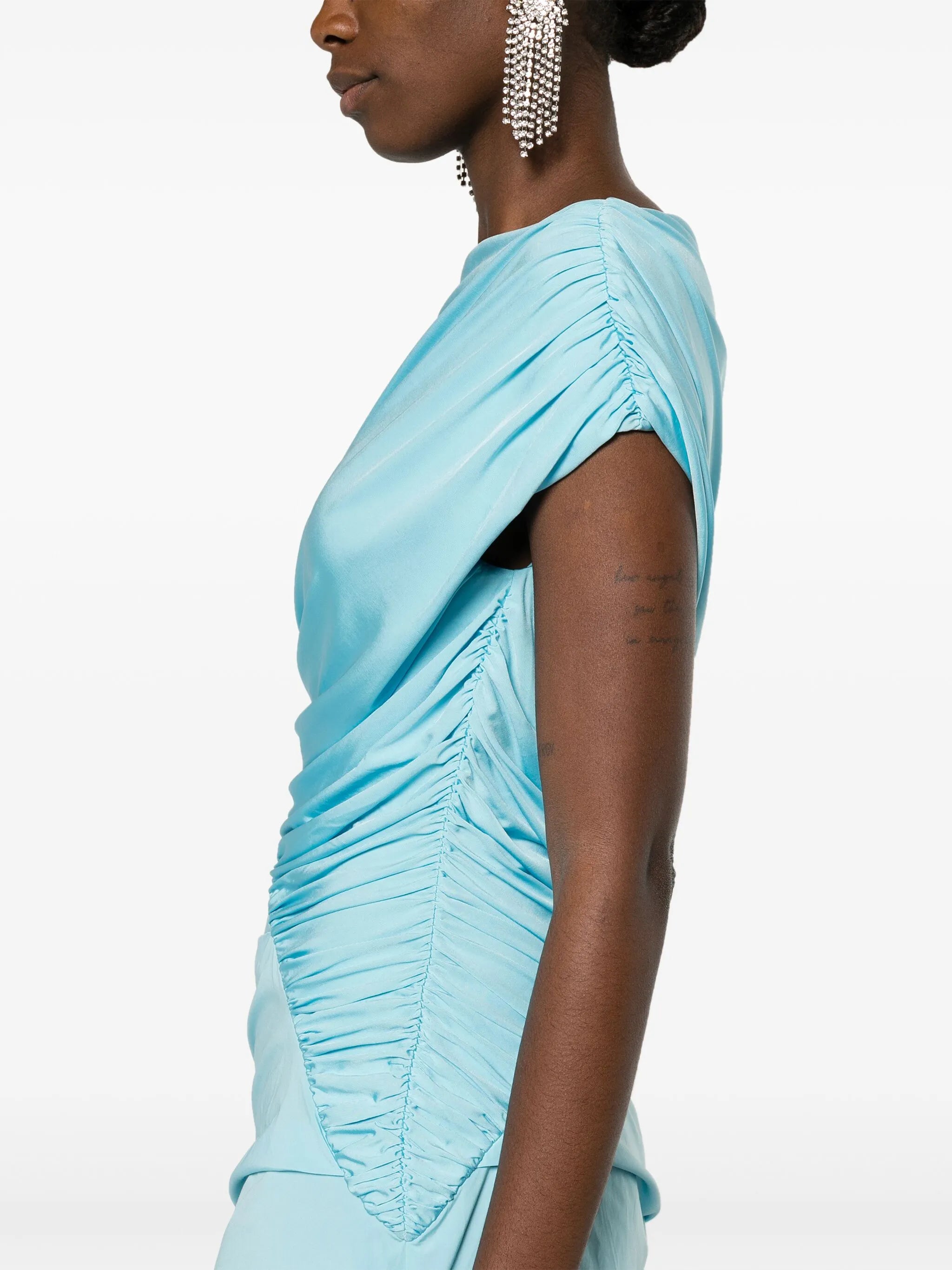 Kaya ruched maxi dress