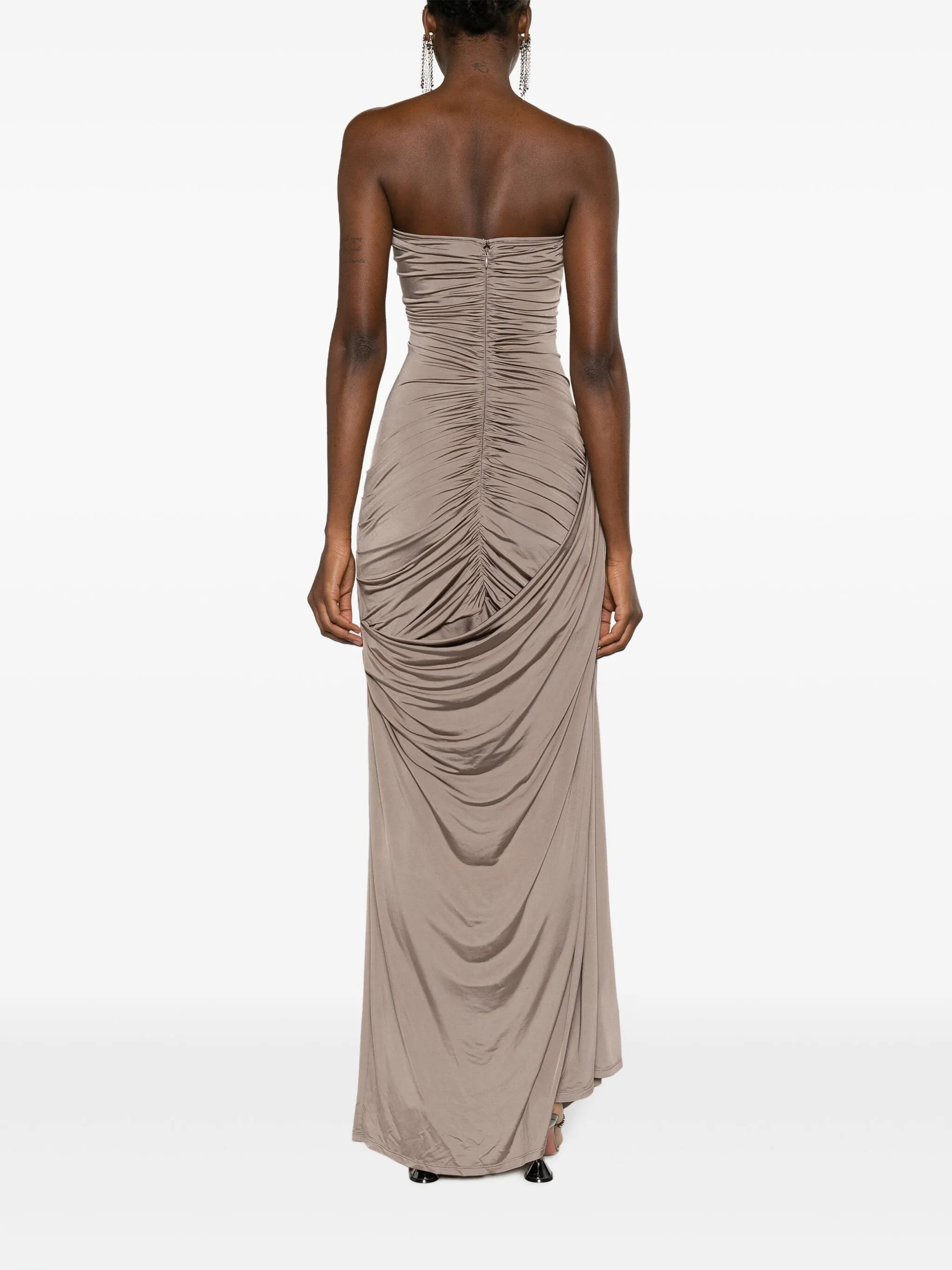 Val ruched maxi dress