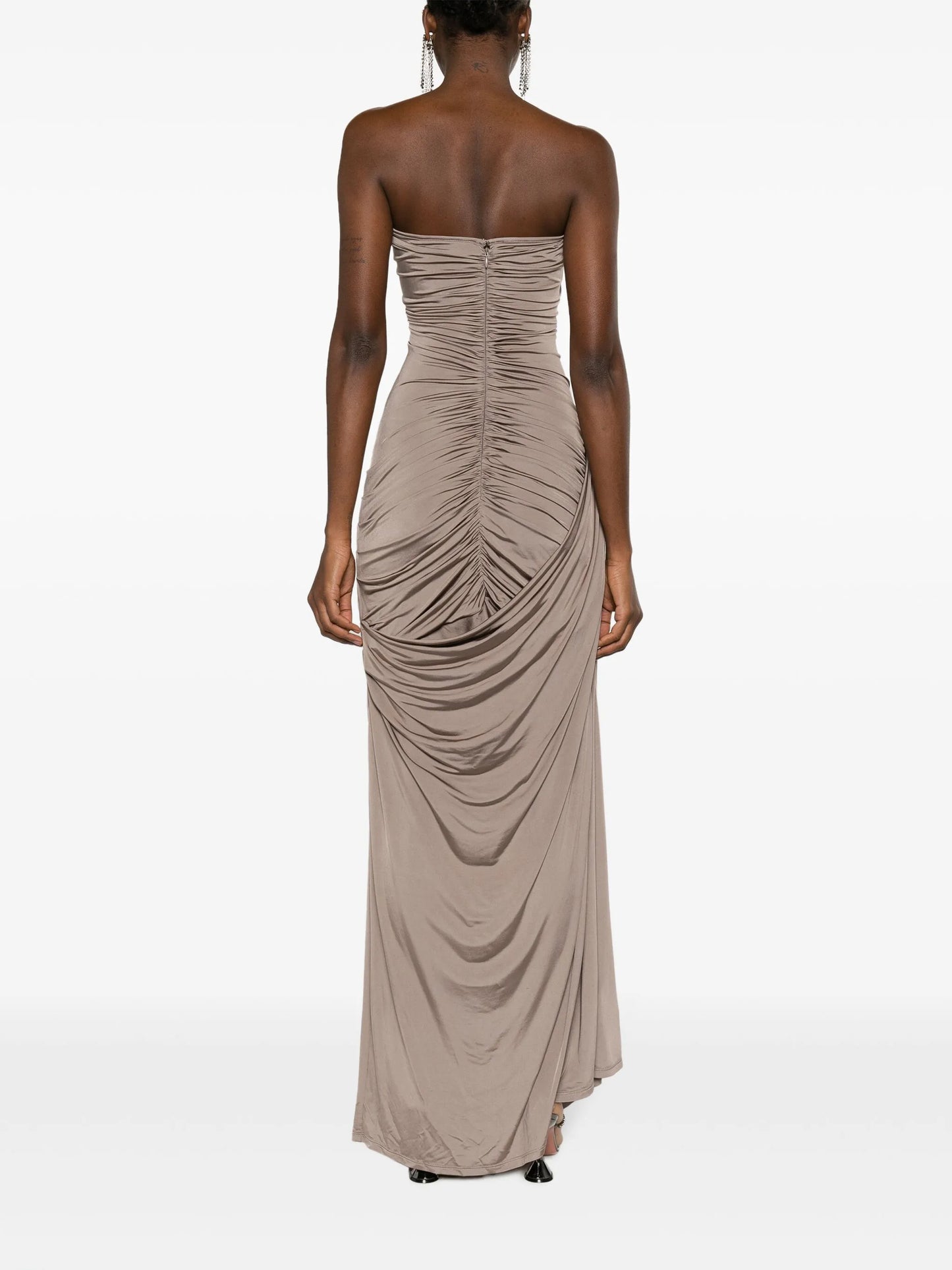 Val ruched maxi dress