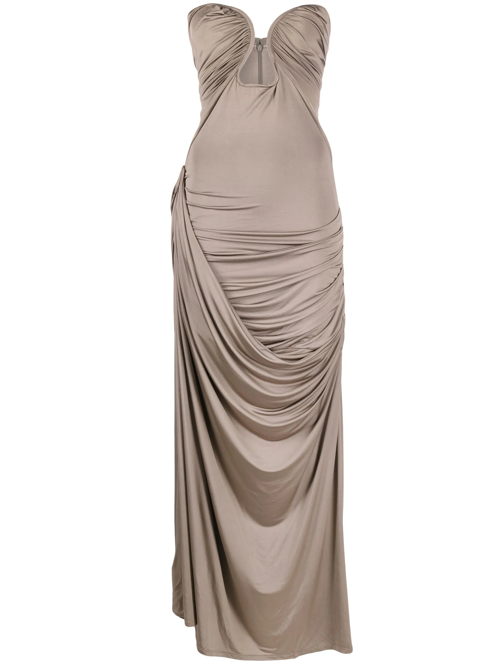 Val ruched maxi dress