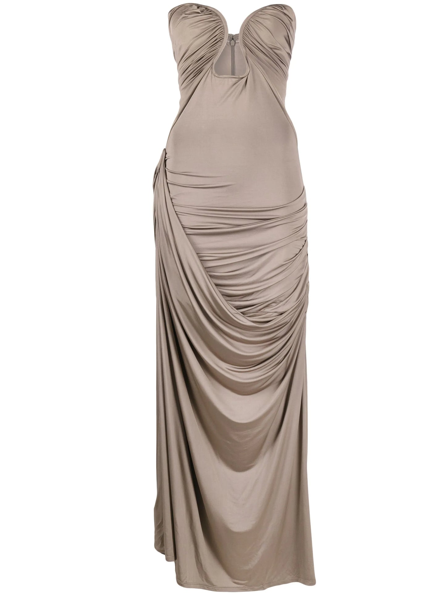 Val ruched maxi dress