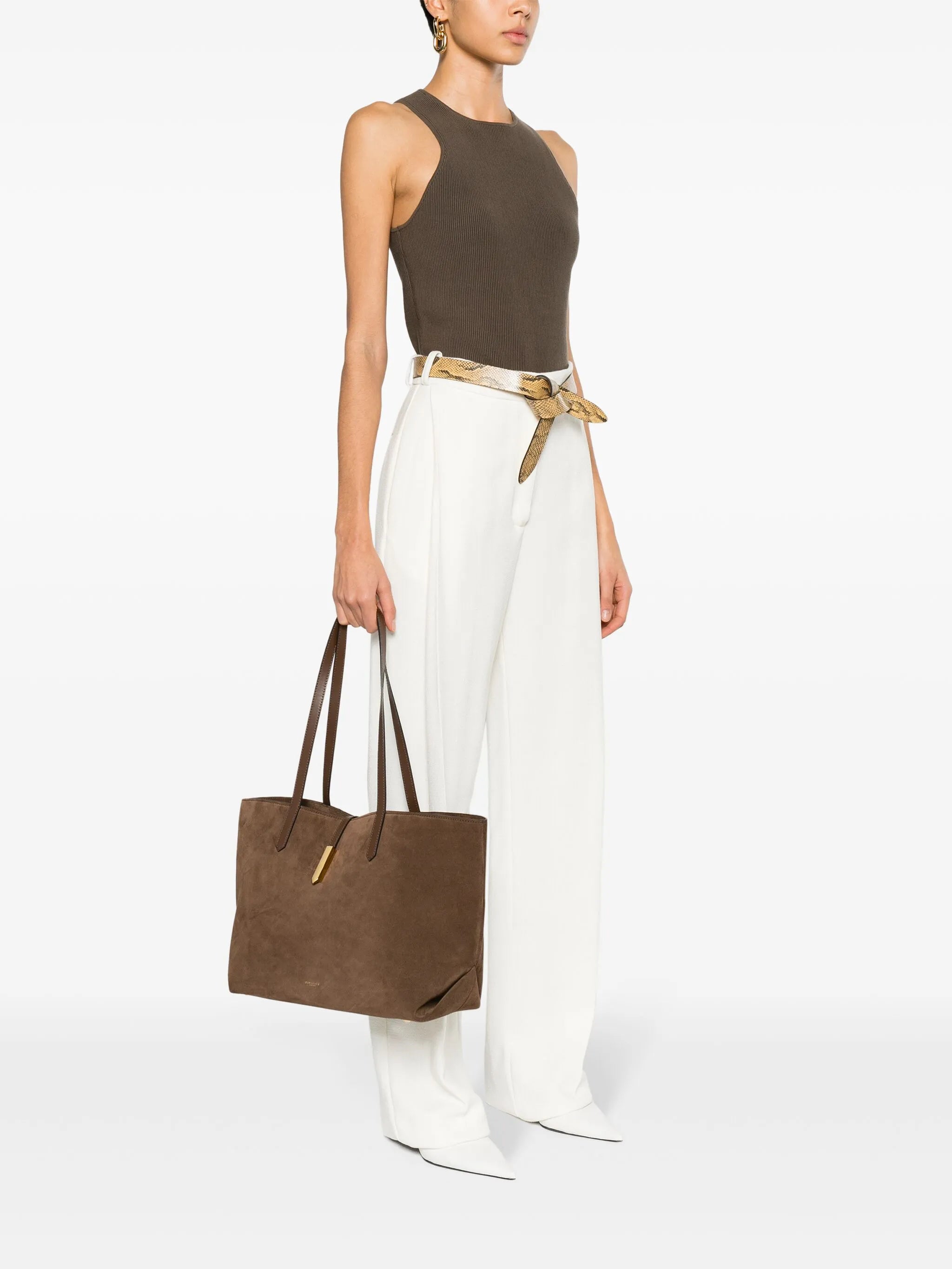 Tokyo suede tote bag