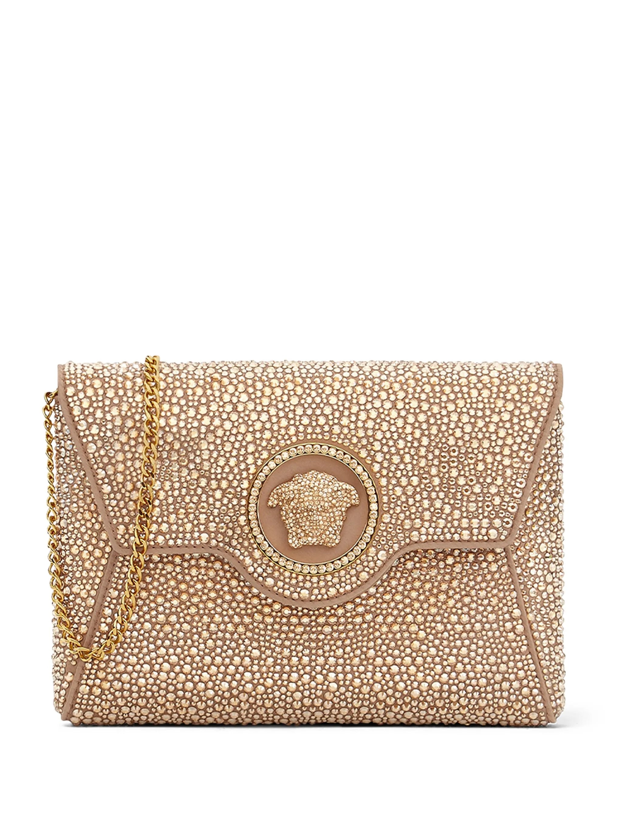 La Medusa crystal clutch bag